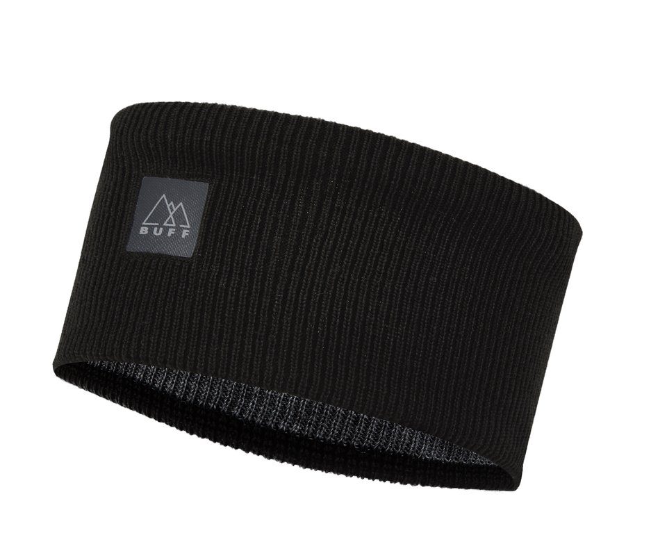 Buff Stirnband Buff CrossKnit Headband Solid Black