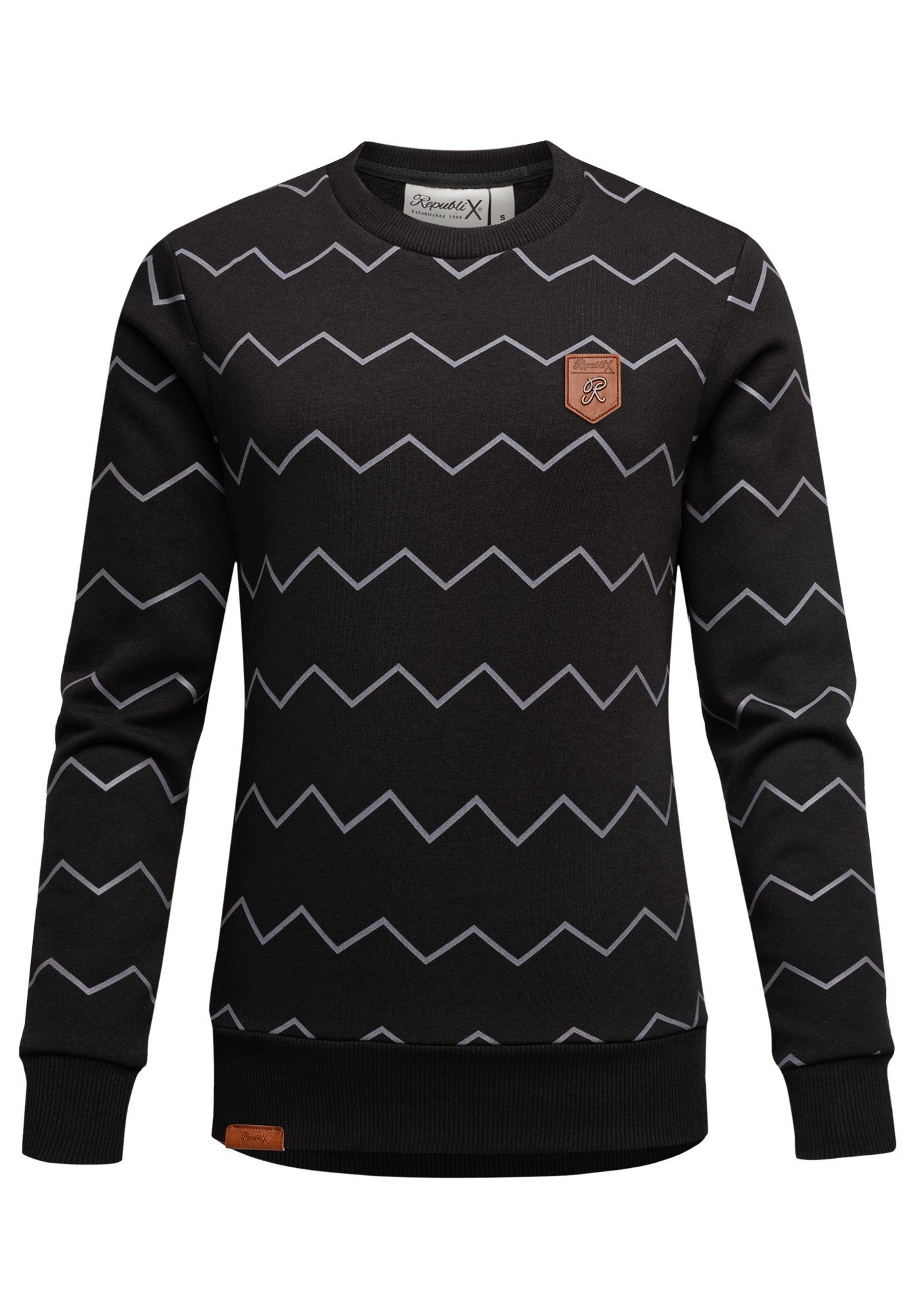 REPUBLIX Sweatshirt Keira Damen Kapuzenpullover Print Sweatjacke Пуловеры Hoodie