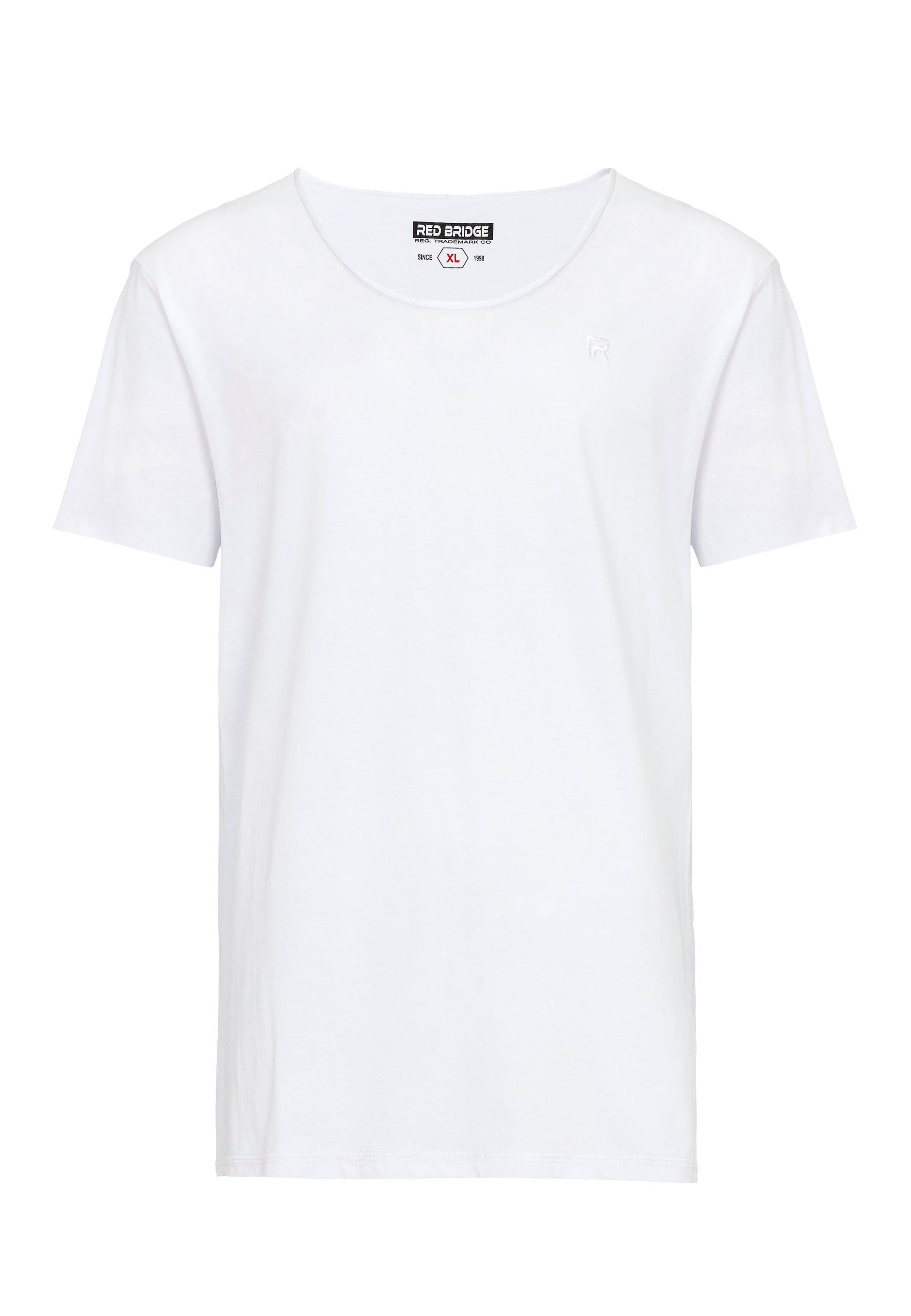 RedBridge T-Shirt mit Rundhalsausschnitt Zeitloses Basic-Shirt günstig online kaufen