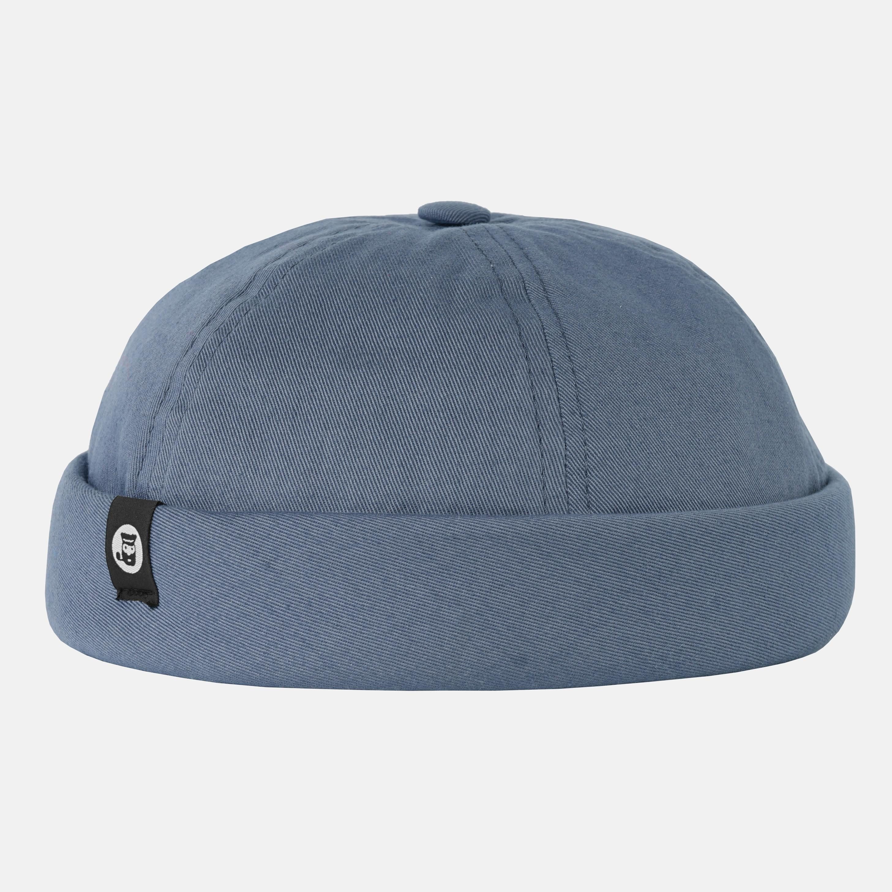 Schiebermütze Docker Cap Baumwolle Kurz Flach Mütze