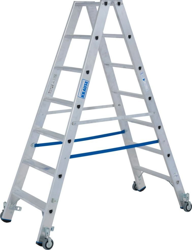 KRAUSE Double Ladder Krause Aluminium Double Ladder STABILO Mobile 3.20