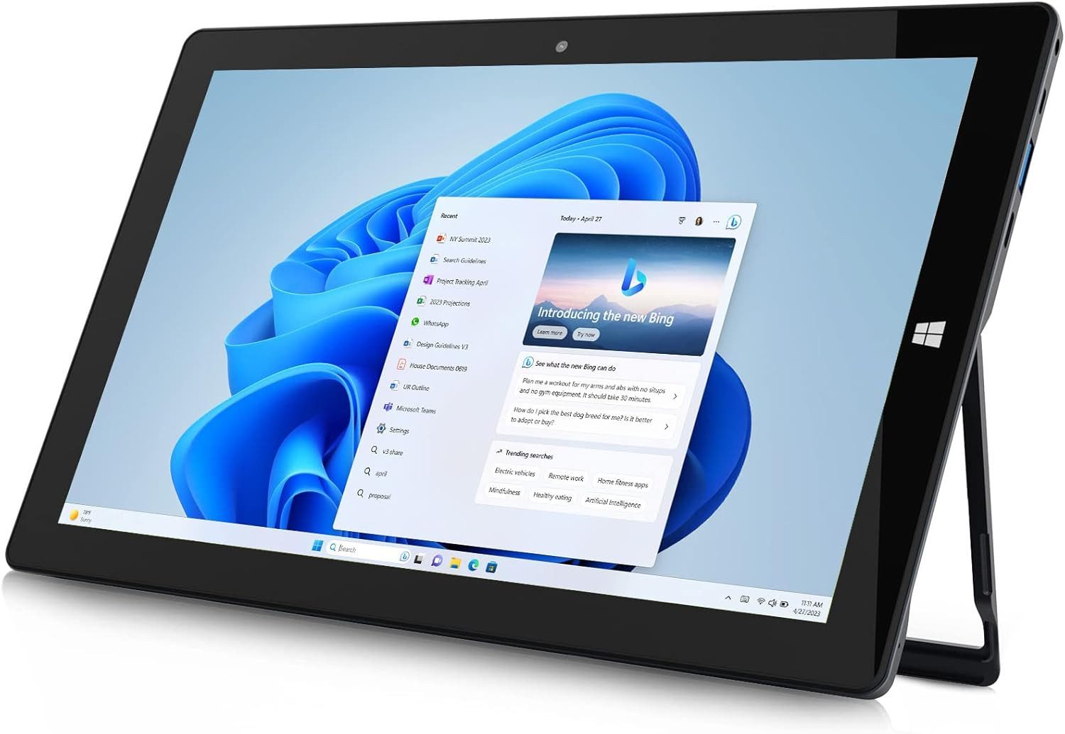 AWOW Windows 11 Home Tablet, Intel N4120 Prozessor, 8GB RAM 256GB ROM Tablet (10.1", 256 GB)