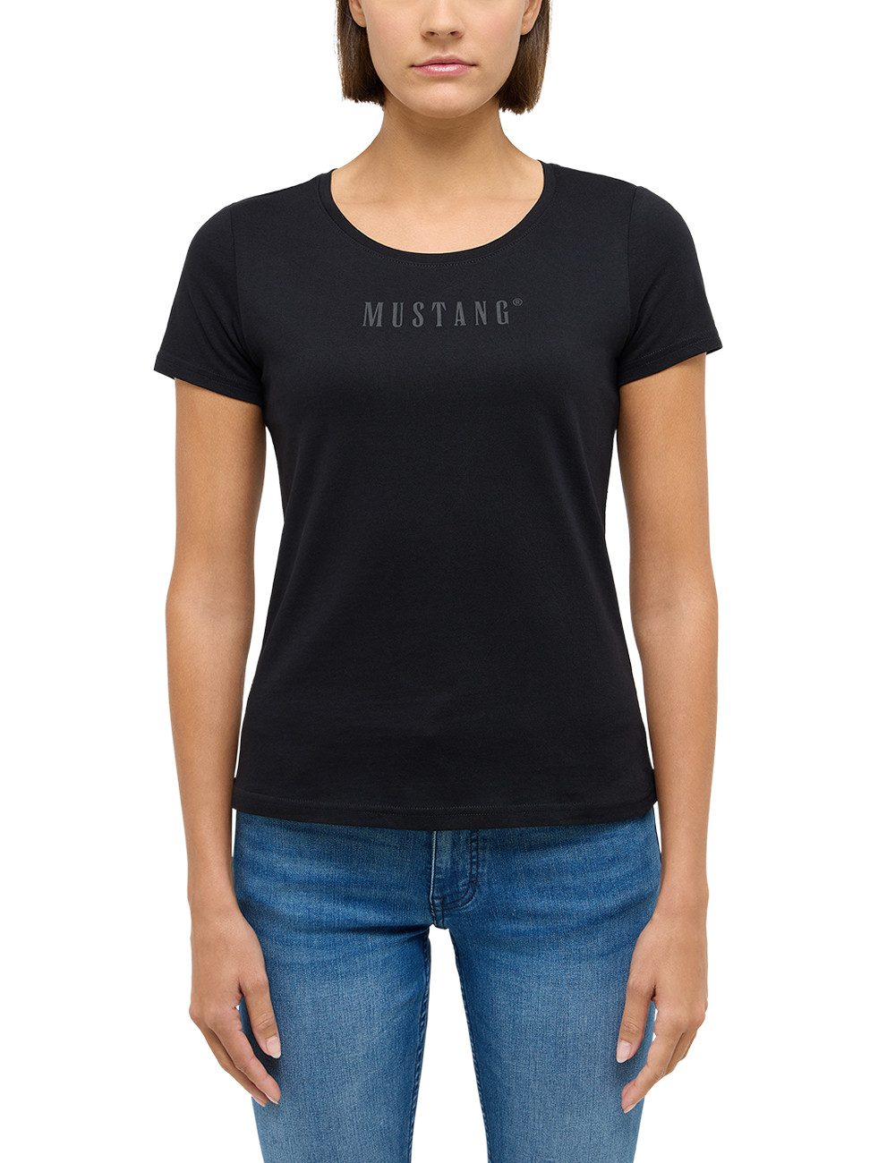MUSTANG Kurzarmshirt Damen Style Alma