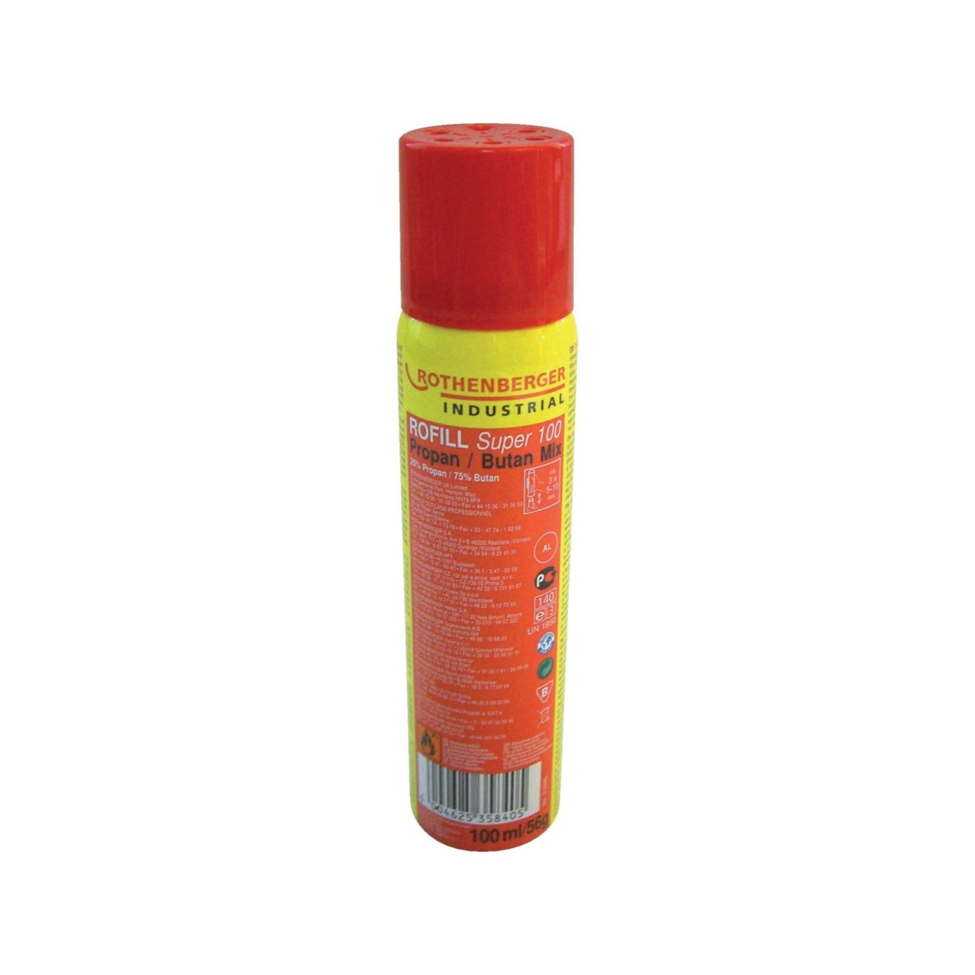 Rothenberger Gaskartusche Rothenberger Nachfüllkartusche Rofil 100ml 25 Stk