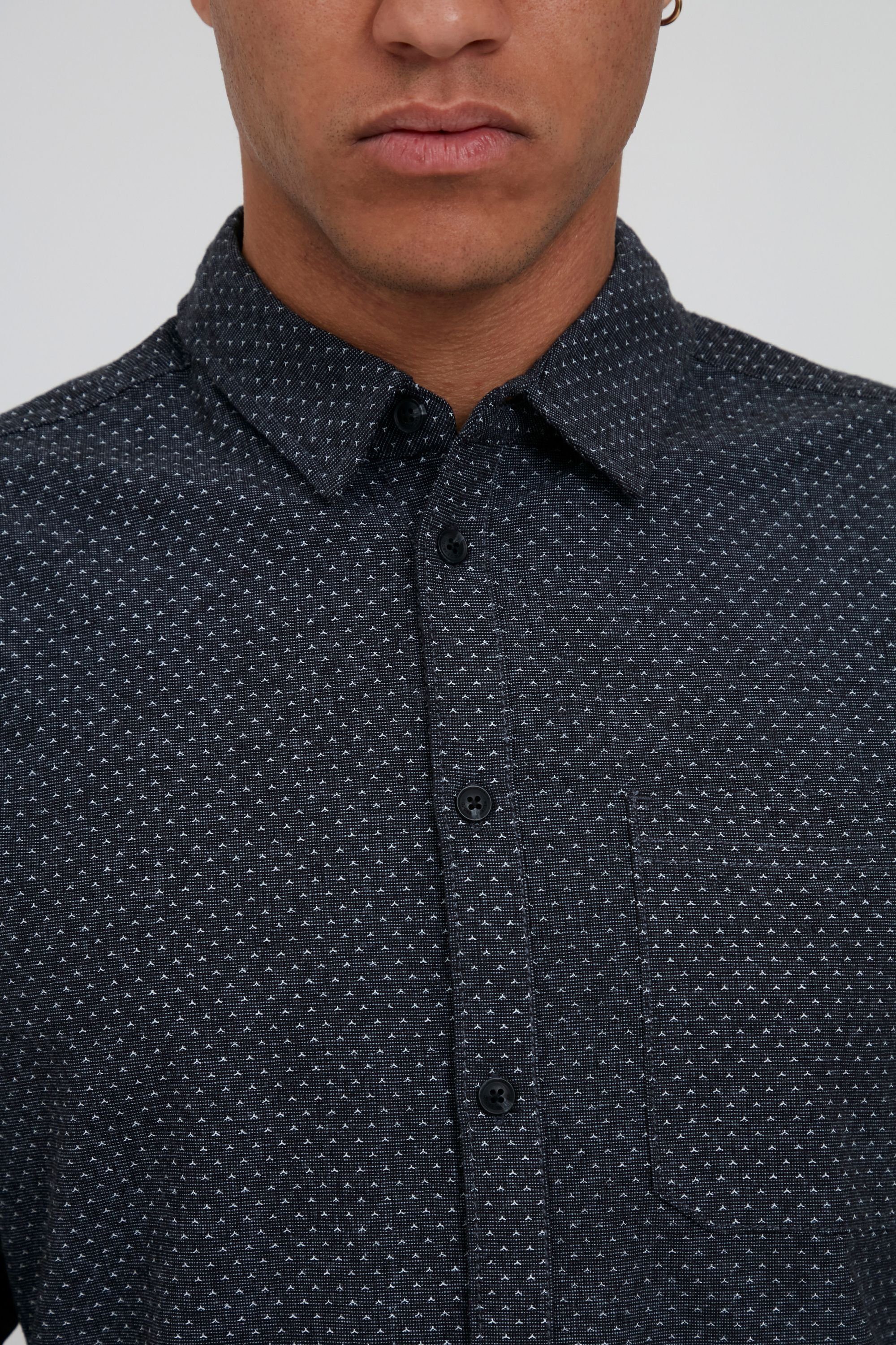 Blend Langarmhemd BHShirt Herren Freizeithemd mit Brusttasche