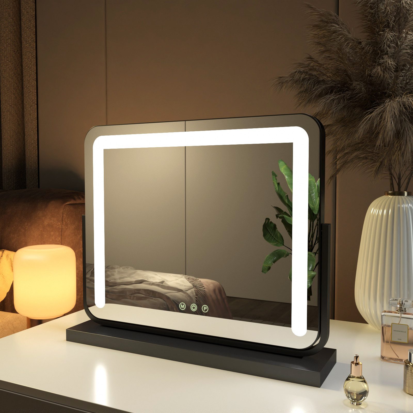 Kosmetikspiegel Schminkspiegel LED Kosmetikspiegel mit Beleuchtung Tischspiegel