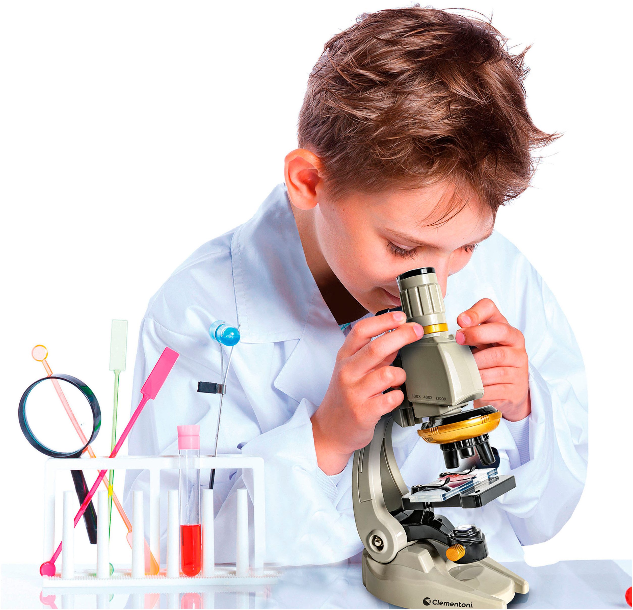 Clementoni® Galileo Experiment Kit, My Deluxe Microscope