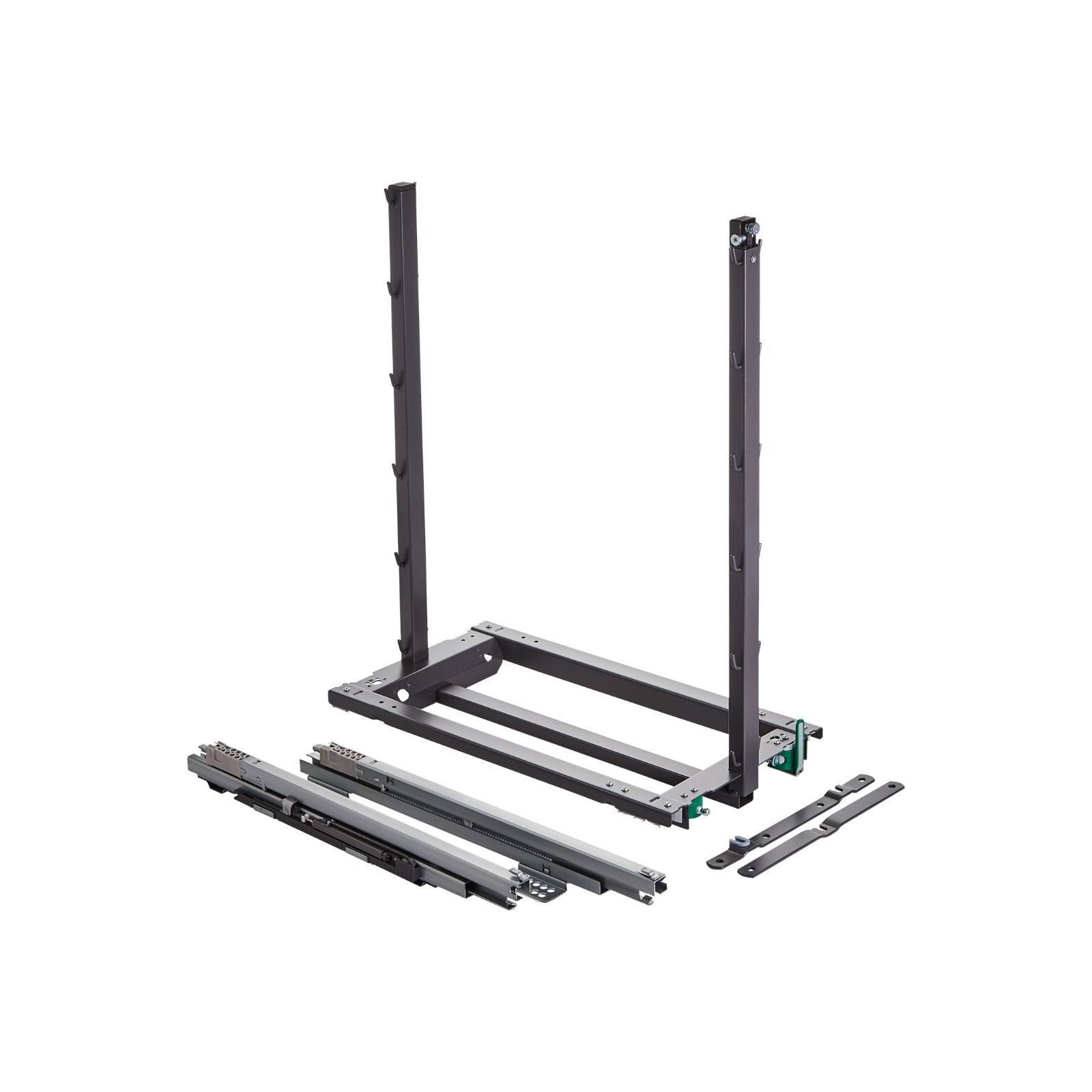 SO-TECH® Auszug DISPENSA junior III Apothekerauszug anthrazit inkl. Tablare (1 St), für Korpusbreite 30 cm, mit Einlegematten