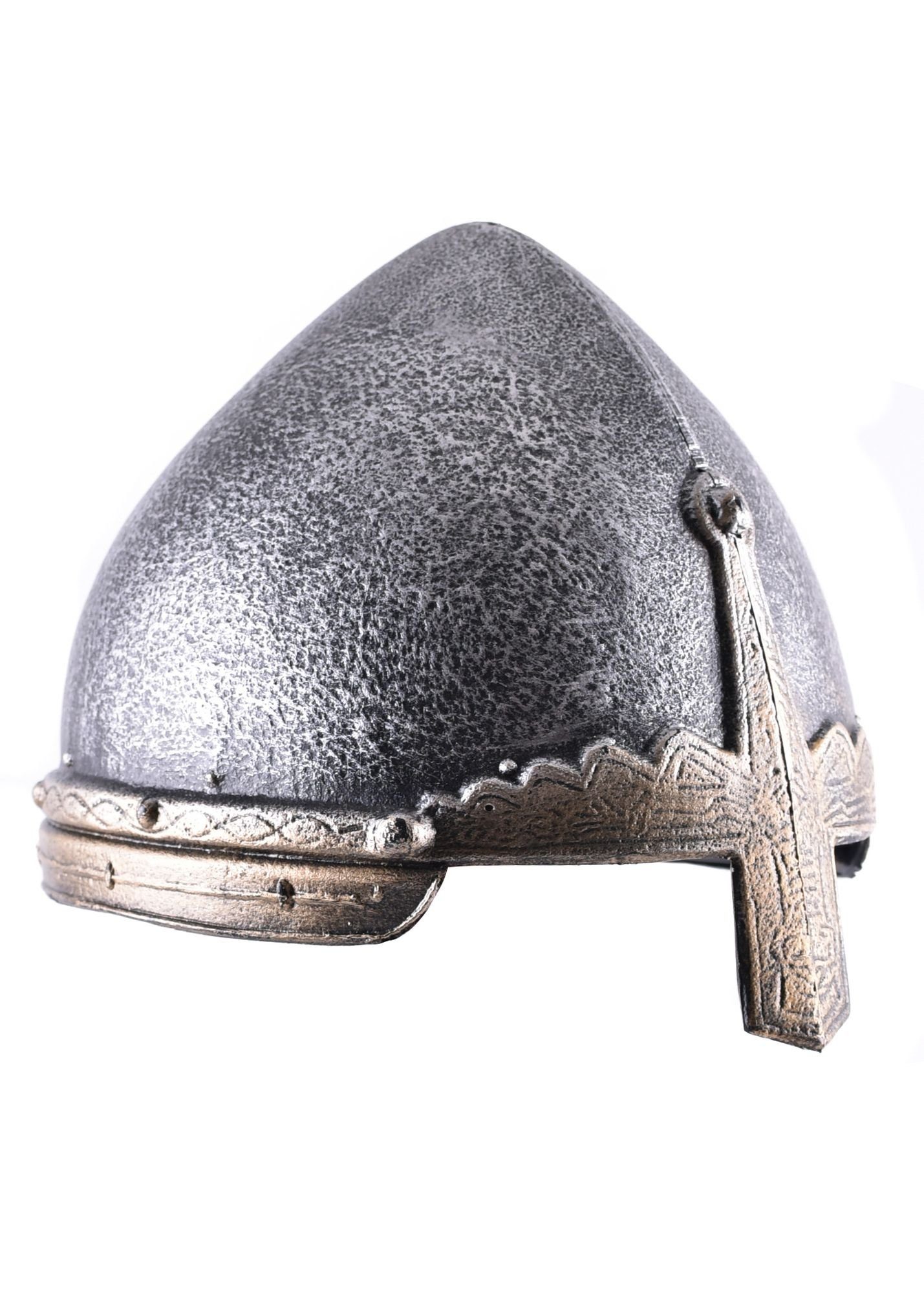 Ritter-Kostüm Kinder Normannenhelm aus Kunststoff