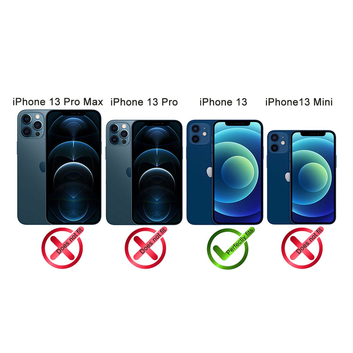 Burkley Handytasche iPhone 13 Handytasche mit modularem Back Case (1-tlg., Book Case Lederhülle mit Kartenfach und Magnetverschluss), herausnehmbare Innenhülle, Kartenfächer, Kick-Stand