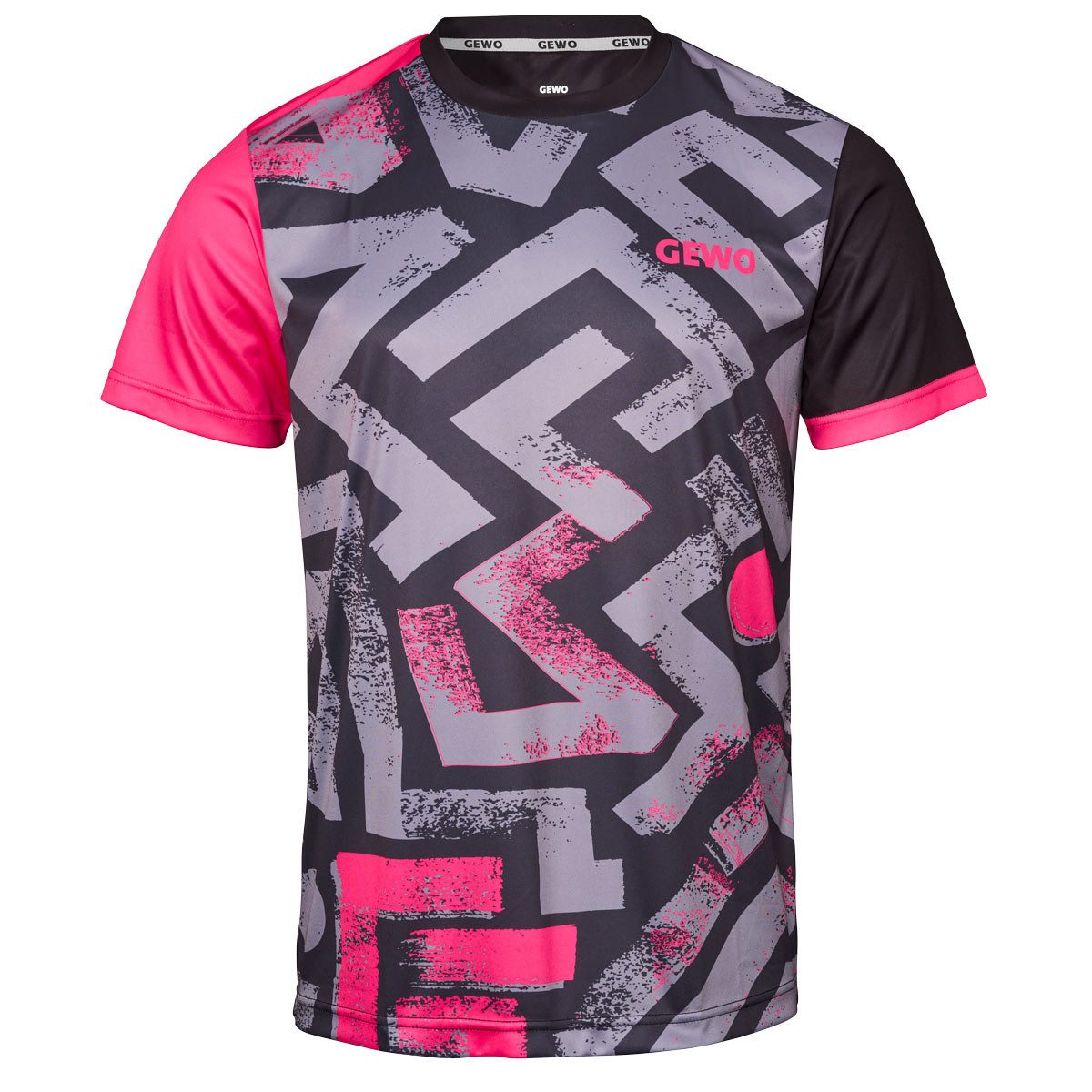 Gewo T-Shirt GEWO Shirt Louis grau/pink XS Unisex T-Shirt