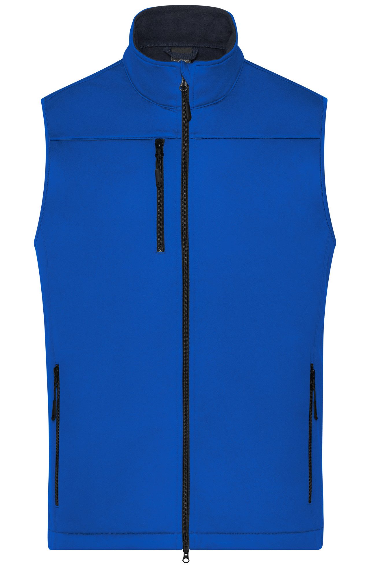 James & Nicholson Softshellweste Klassische Herren Softshellweste im sportlichen Design JN1170 Wind- und wasserdichte Softshellweste aus recyceltem Polyester