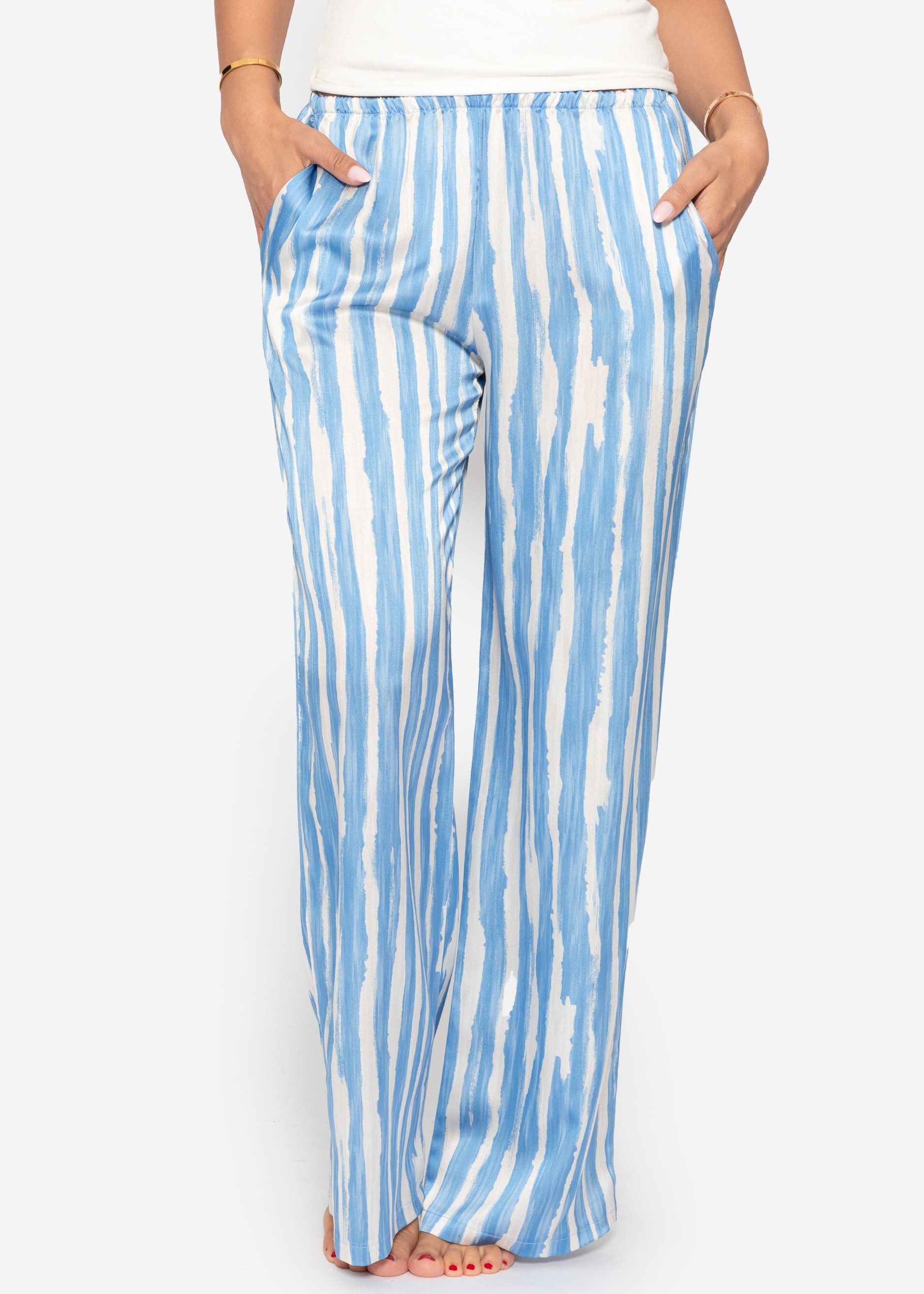 SASSYCLASSY Minirock Lockere Satinhose Damen Lang günstig online kaufen