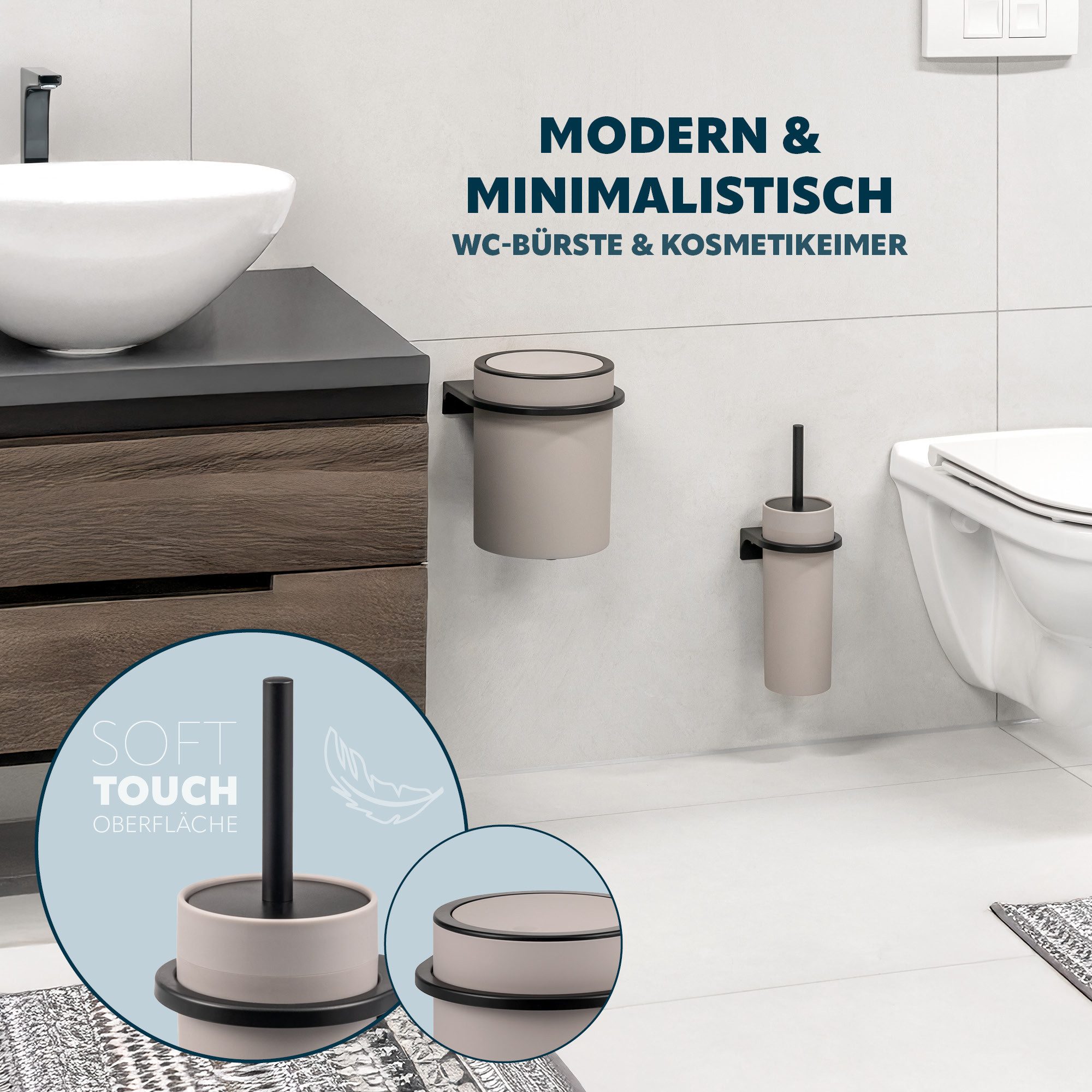 bremermann Badaccessoire-Set 2tlg. Bad-Set SAVONA Softtouch günstig online kaufen