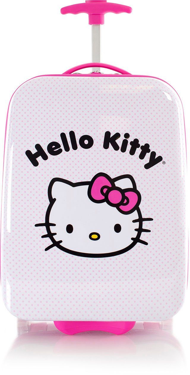 Heys Kinderkoffer Hello Kitty rosa, mit Rollen, 2 hervorstehenden Rädern; mit cm, Quick-Release-Trolley-Griffsystem 46
