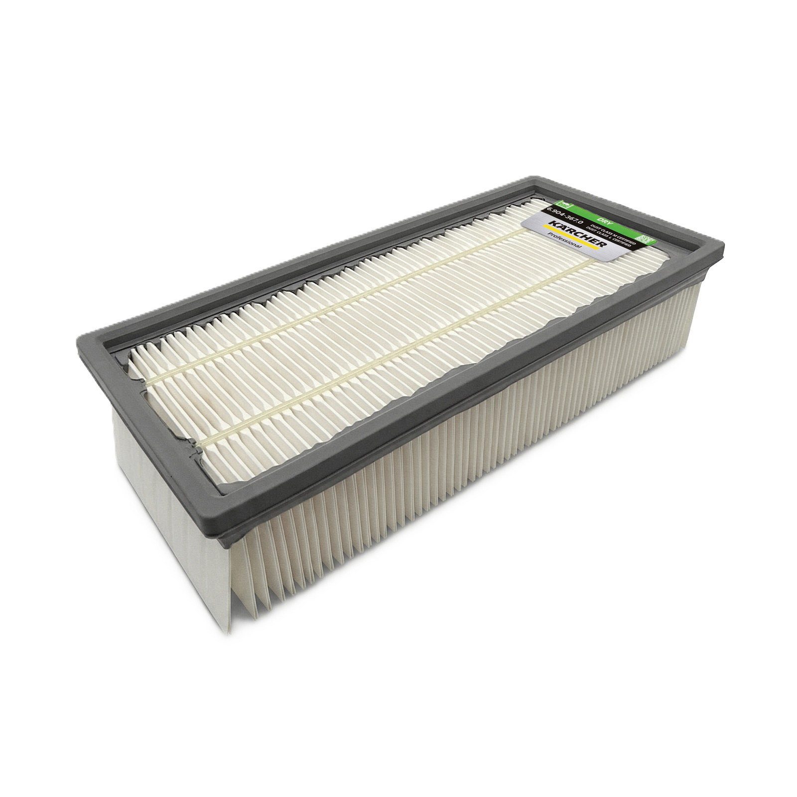 KÄRCHER Staubfilter Original Kärcher Flachfaltenfilter Dry 6.904-367.0 Luftfilter