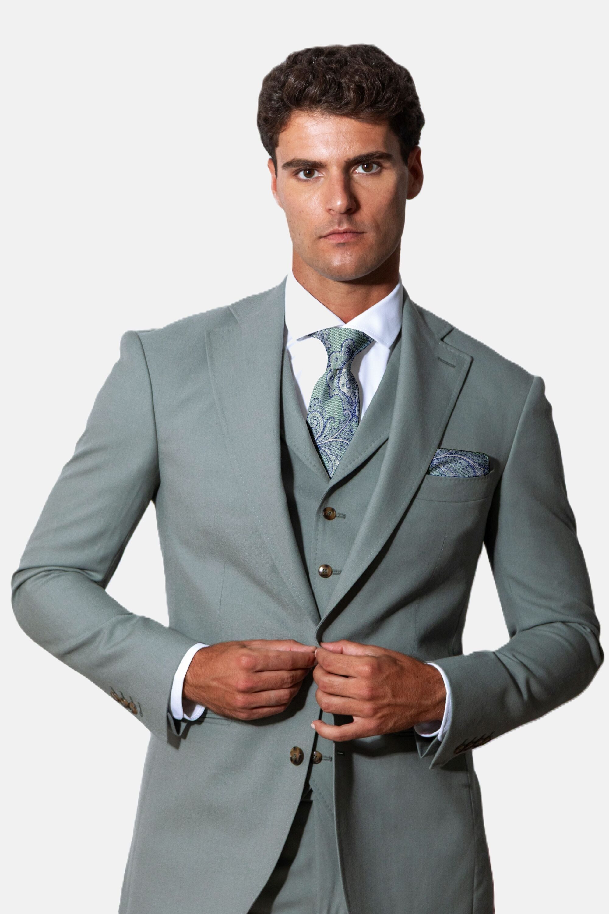 REAL GUYS by J.PLOENES Krawatte 5827KSET (2-St) Set bestehend aus Krawatte mit Einstecktuch