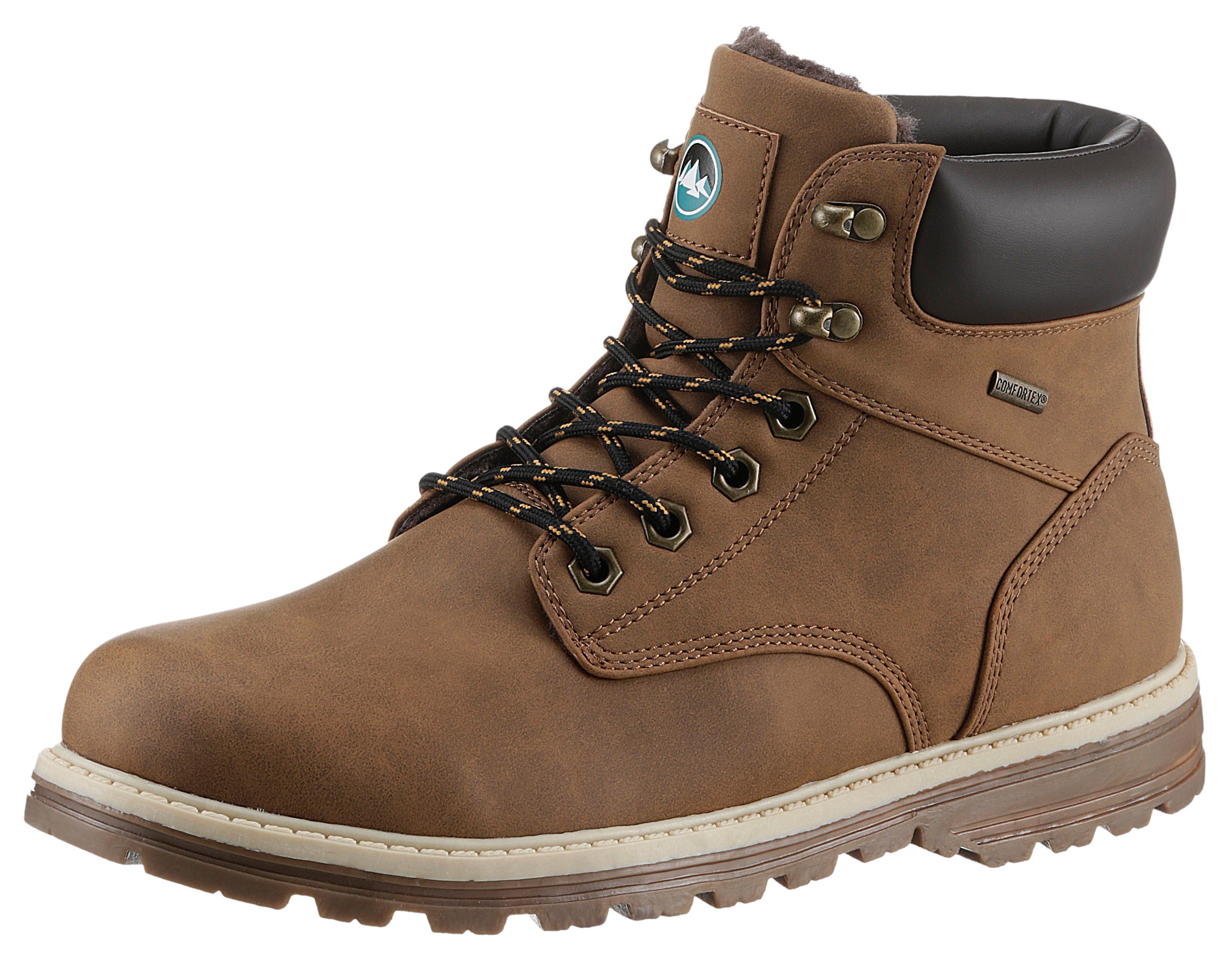 Polarino Trelleborg Winterstiefel Schnürstiefel, Winterboots mit wasserabweisender TEX-Membrane