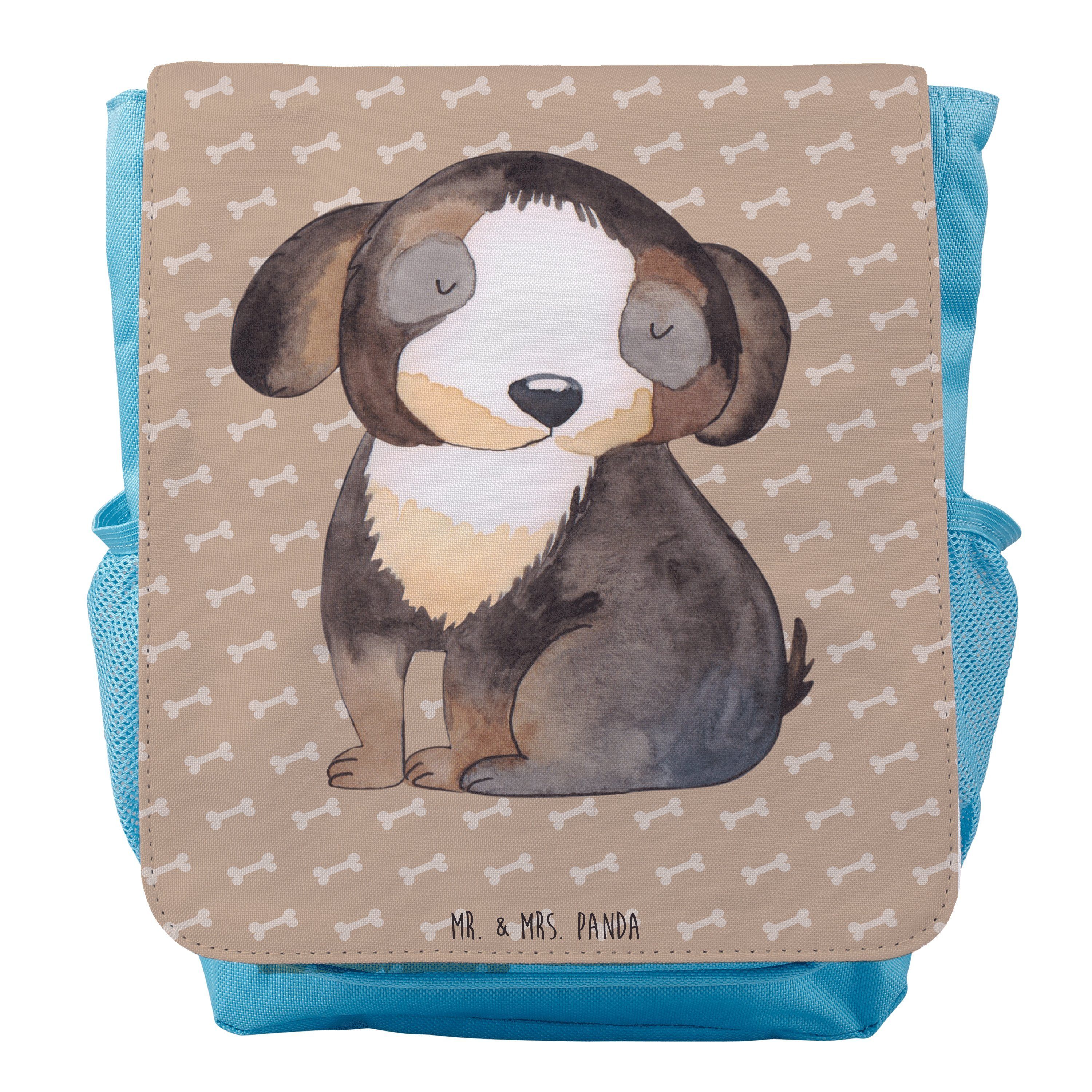 Mrs. Hu & - Mr. Geschenk, Jungen Liebe, entspannt - Panda Hundespruch, Kinderrucksack Hundeglück Hund