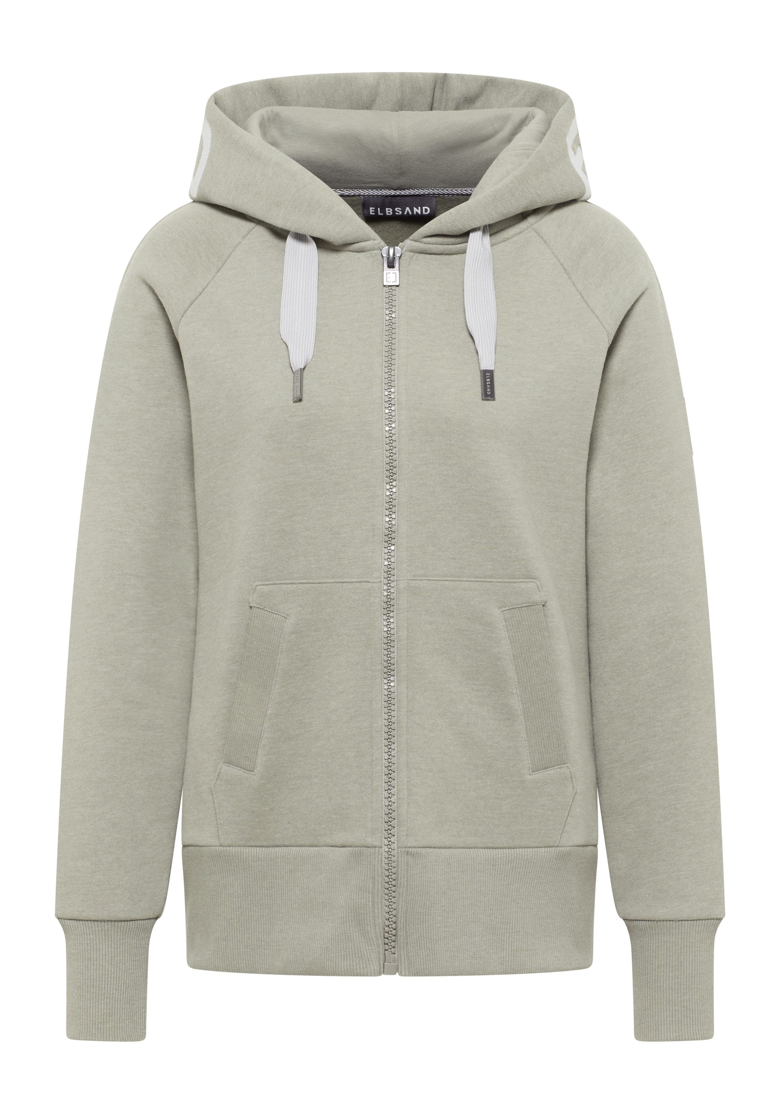Elbsand Kapuzensweatjacke Kelina Reißverschluss, Regular Fit günstig online kaufen