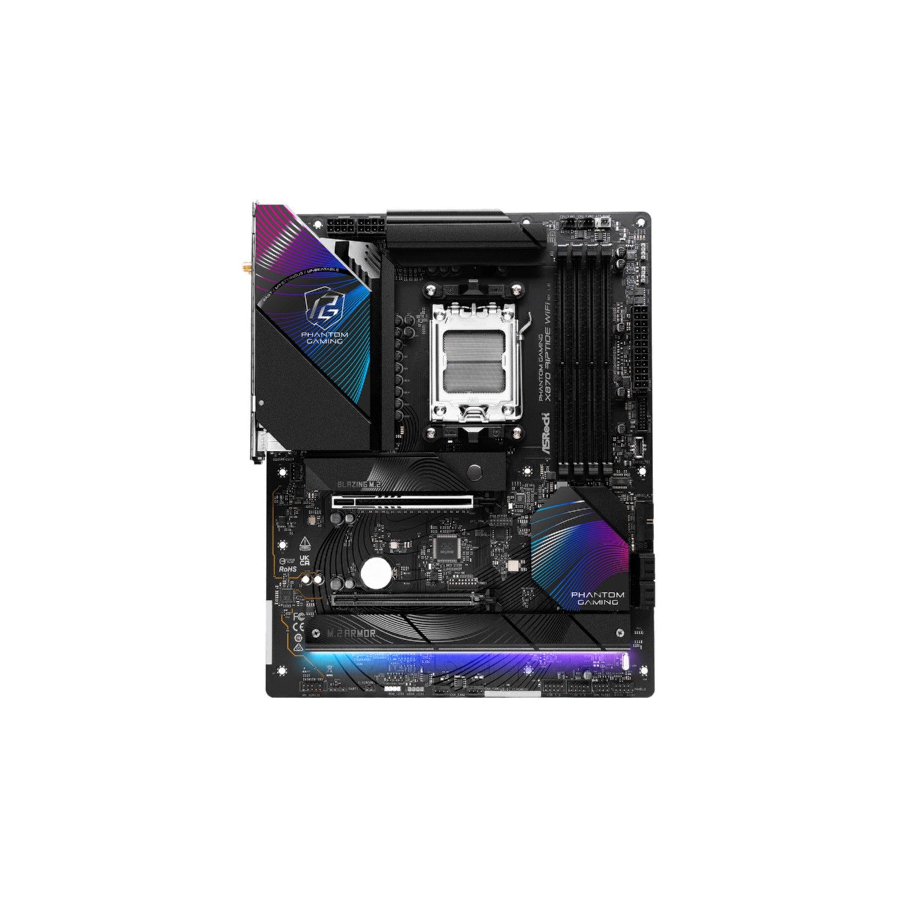Asrock X870 Riptide WiFi Mainboard, Wi-Fi 7 (802.11be)