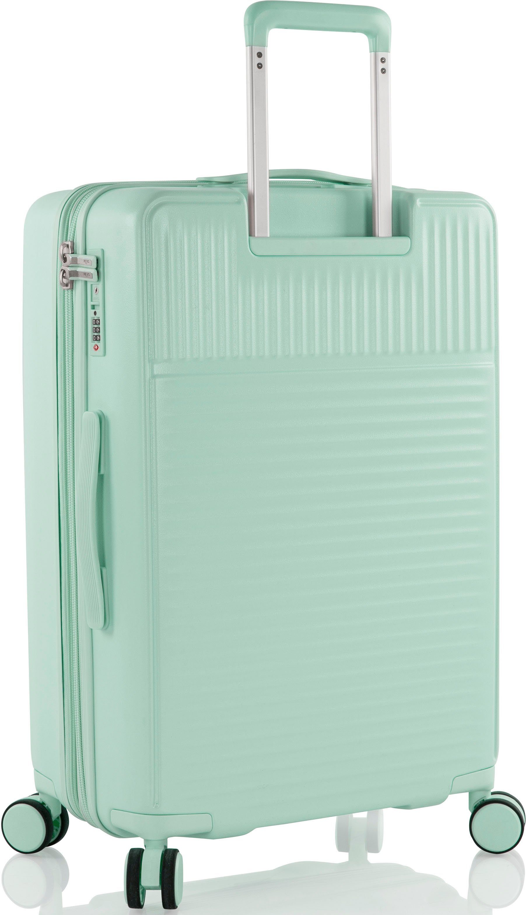 66 Heys mint Rollen 4 cm, Hartschalen-Trolley Pastel,