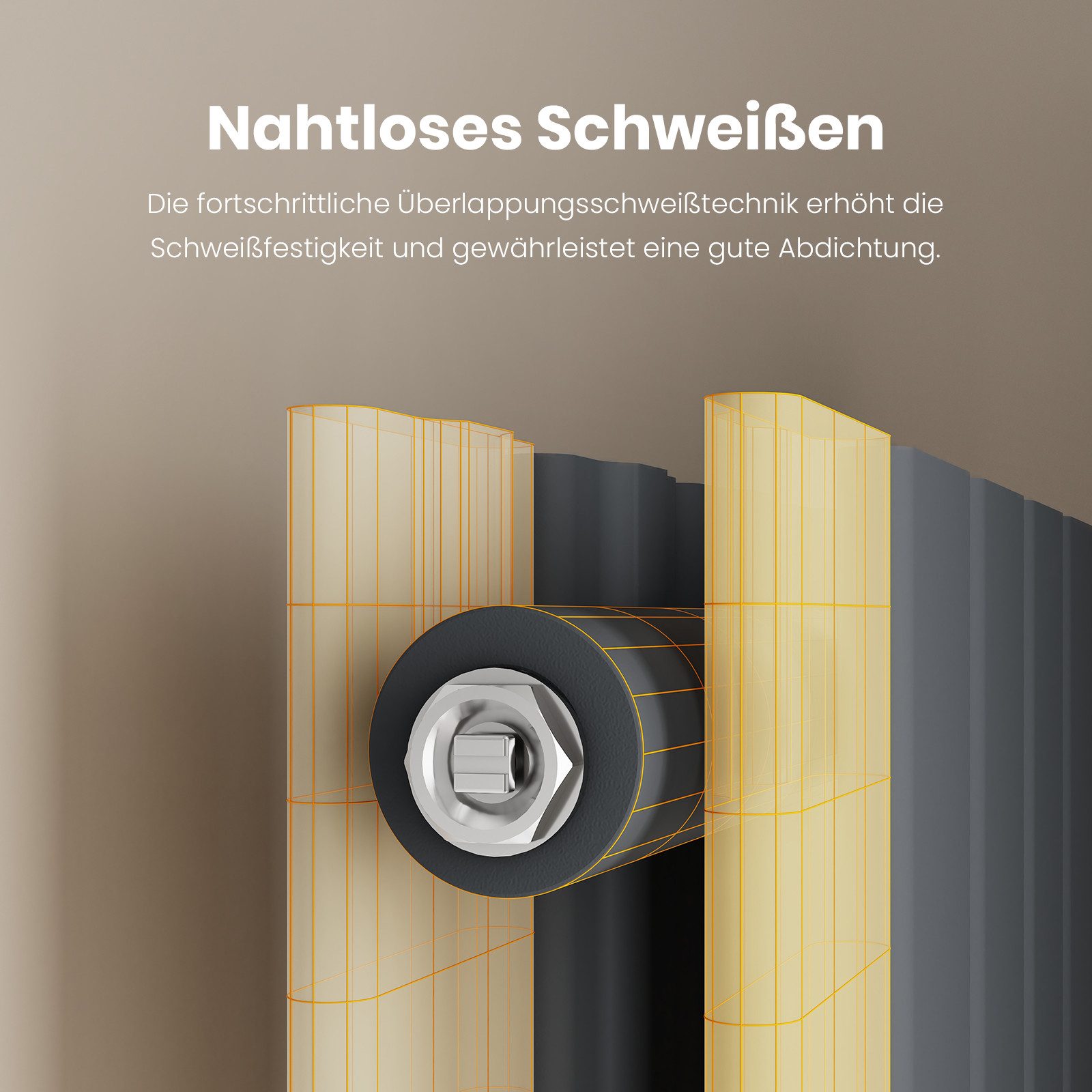 EMKE Heizkörper Doppellagig Flach Horizontal Design günstig online kaufen
