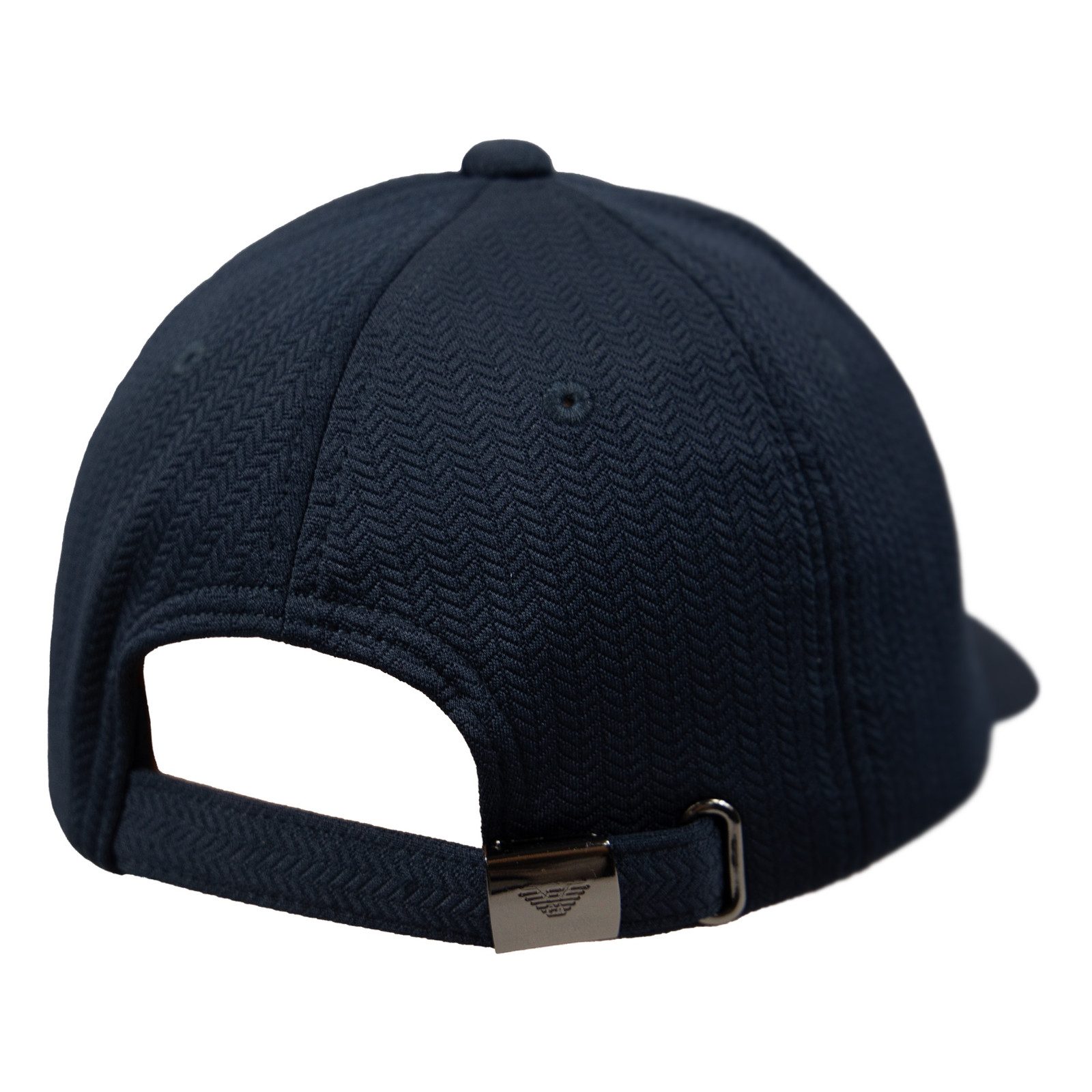 Emporio Armani Baseball Cap Woven Cap mit Markenpatch auf der Vorderseite
