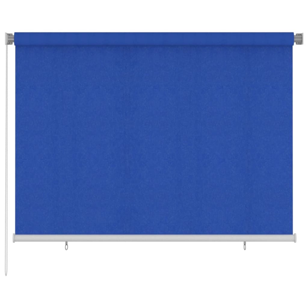 vidaXL Jalousie 200 x 140 cm Außenrollo 200x140 cm Blau HDPE