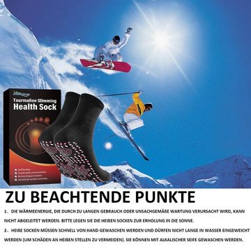 Daisred Gesundheitssocken 2 Paar Beruhigende Selbsterwärmende Skid Thermosocken (2-Paar)