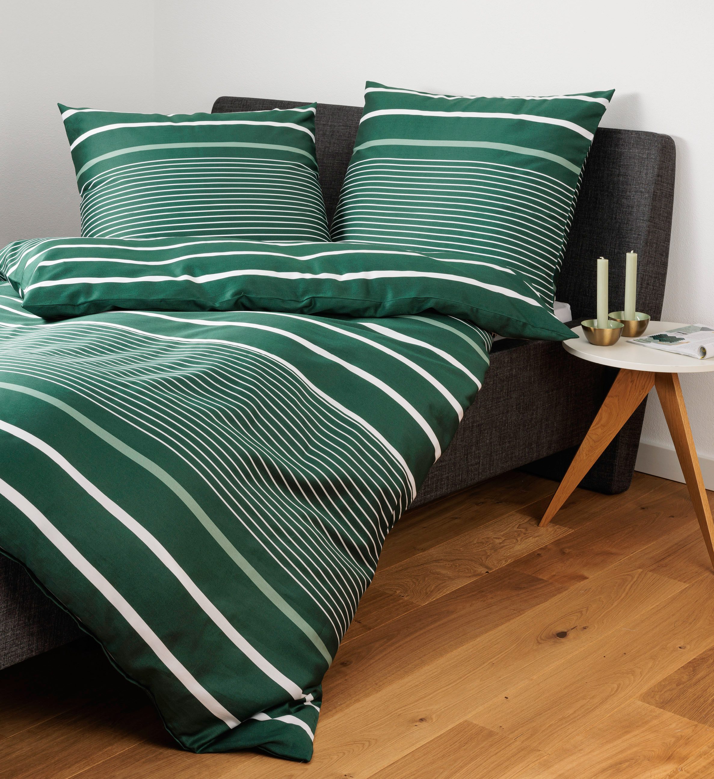 Janine Janine Mako-Satin Bettwäsche J. D. 87105 maritimblau Größe:  240x220 günstig online kaufen