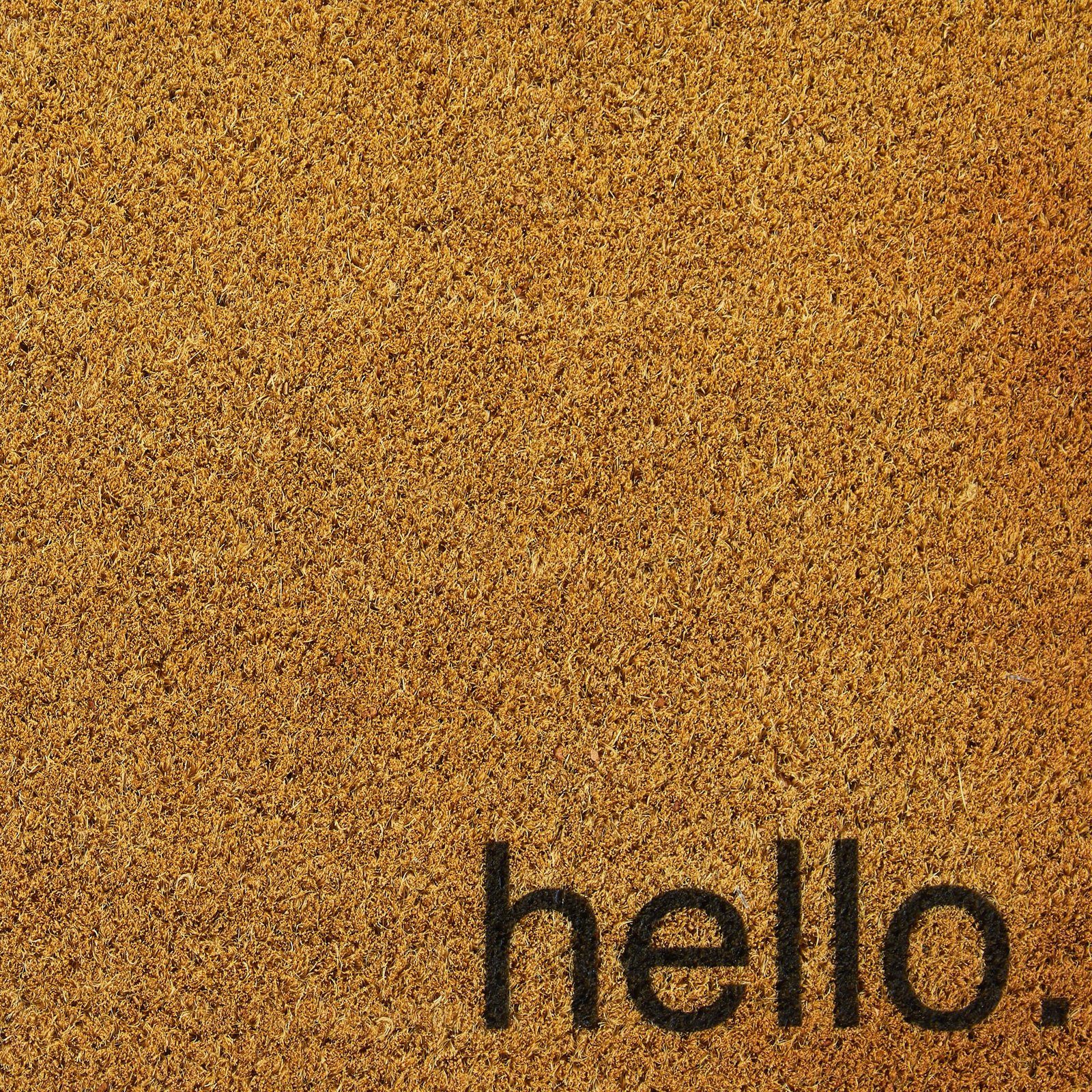 Artsy Mats Fußmatte Fußmatte Hello, Bye – Bild 2 von 5