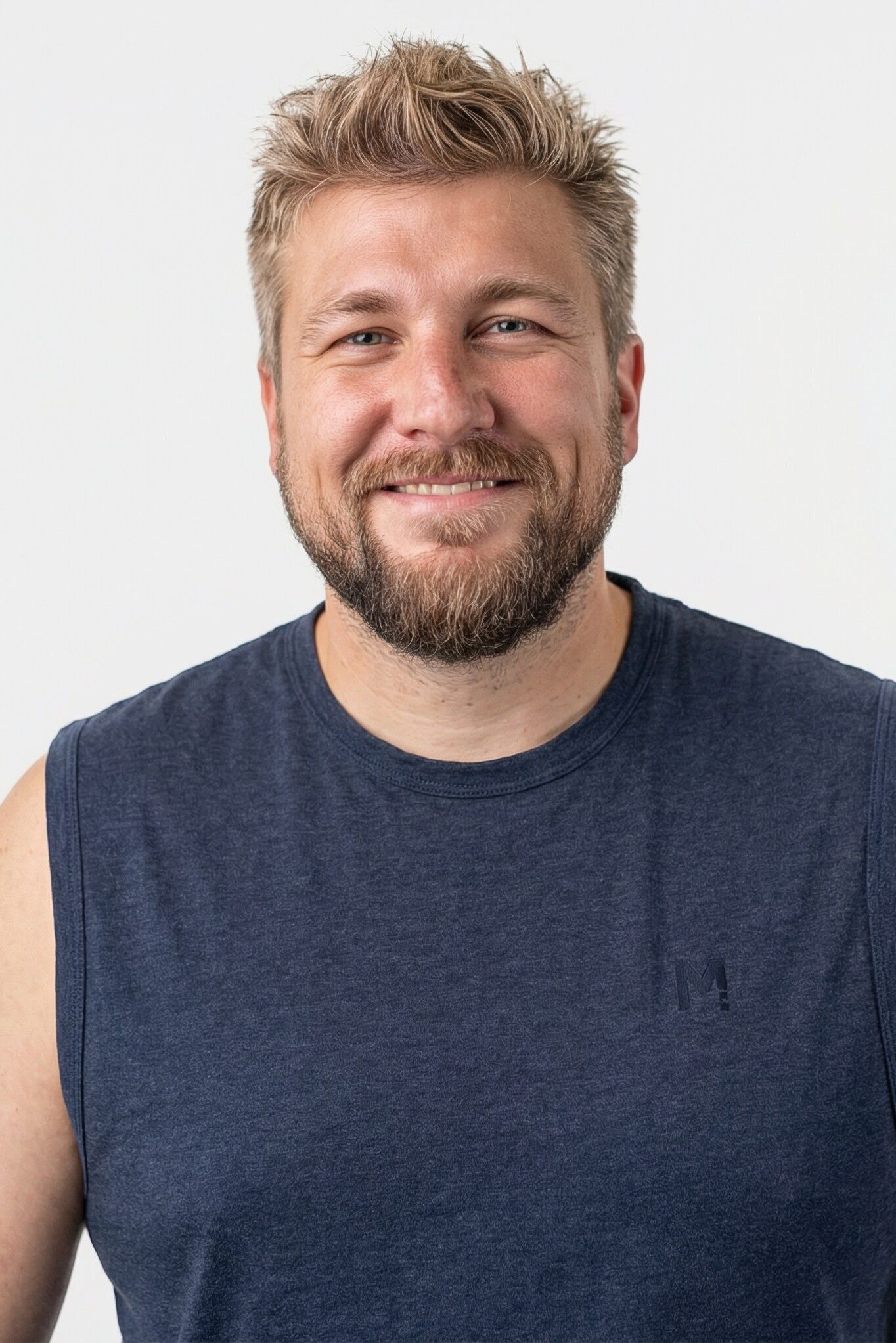 Men Plus Unterhemd Unterhemd breite Träger