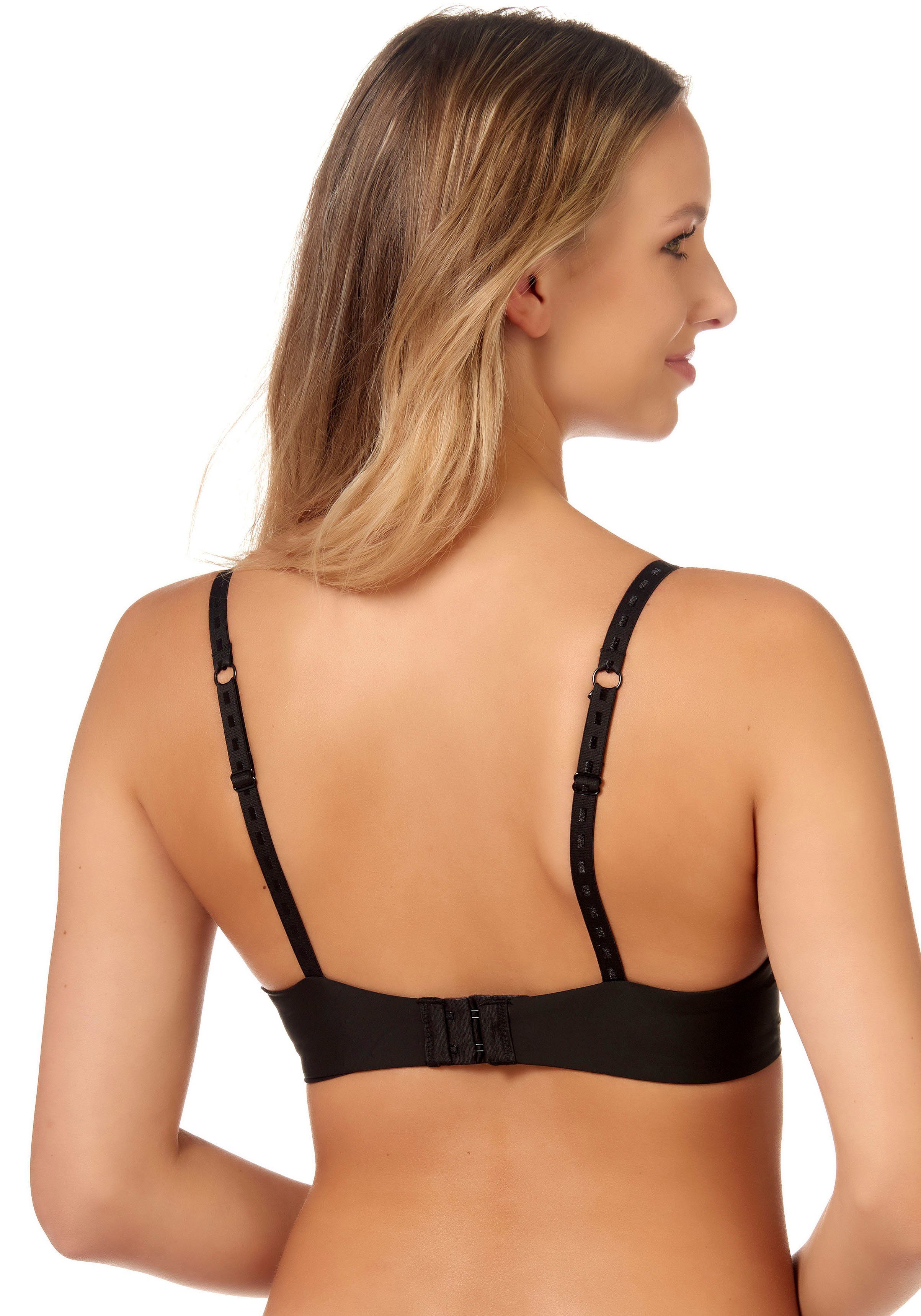 After Eden Bügel-BH SHIRLEY glatte Cups, verstellbare Träger, mit Bügel, basic, bequem, nahtlos