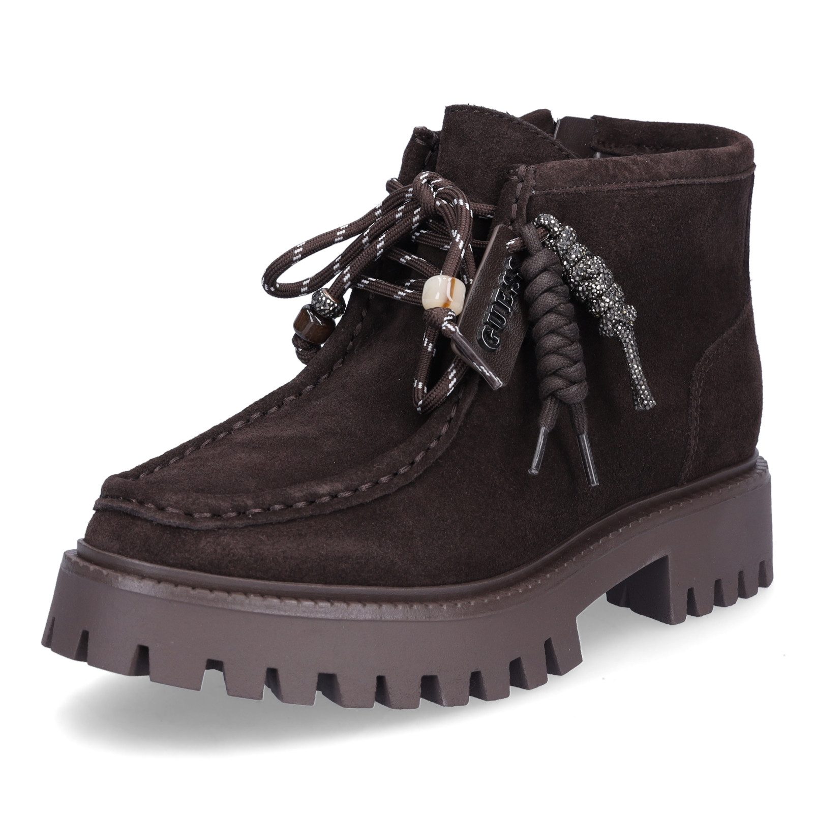 Guess Guess Damen Schnürboot Fardina braun Schnürboots