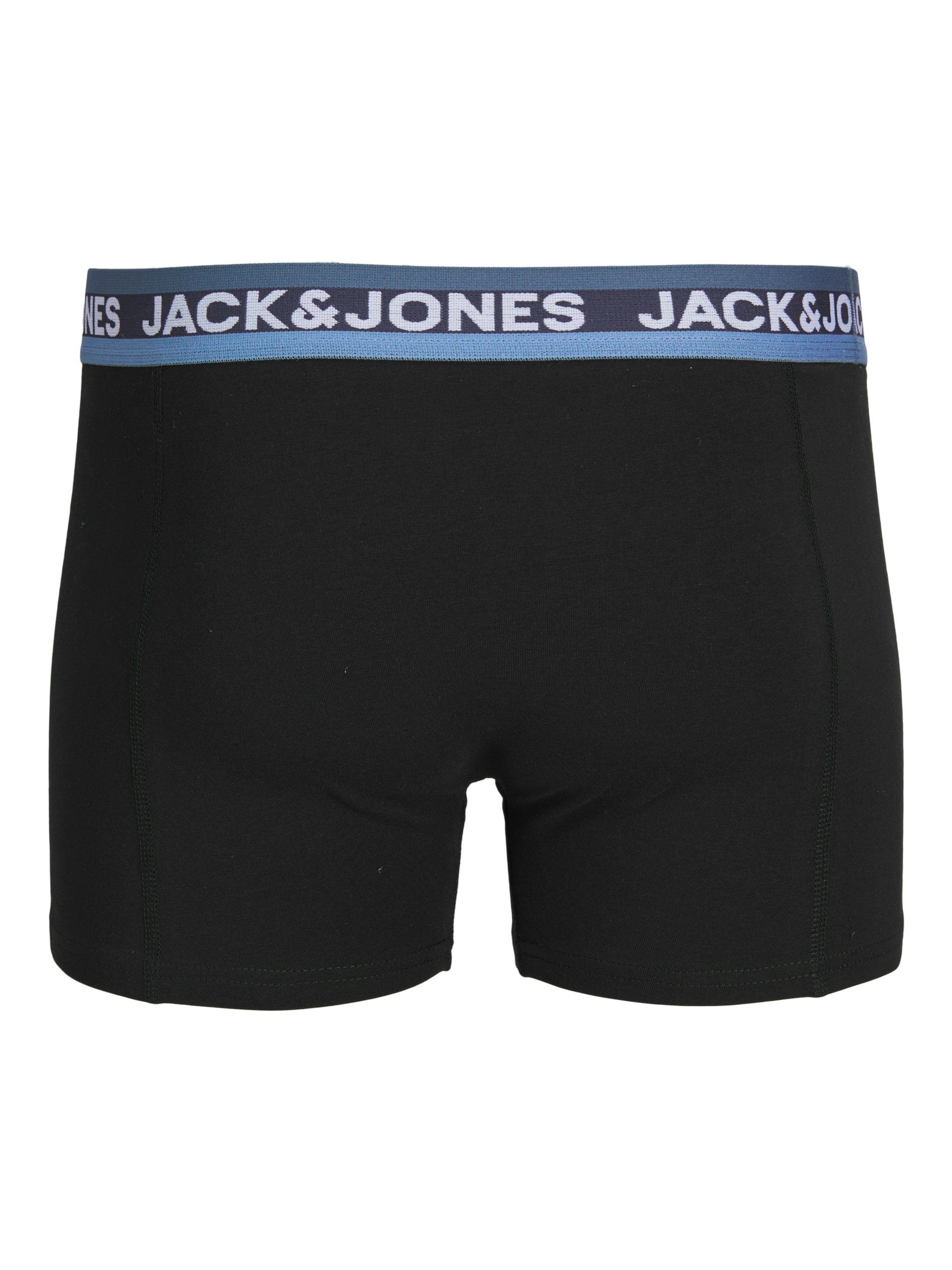(Packung, PlusSize mit Boxershorts PLS 3-St) WB PACK JACDNA & Jack Jones Taillenbund TRUNKS 3 elastischem