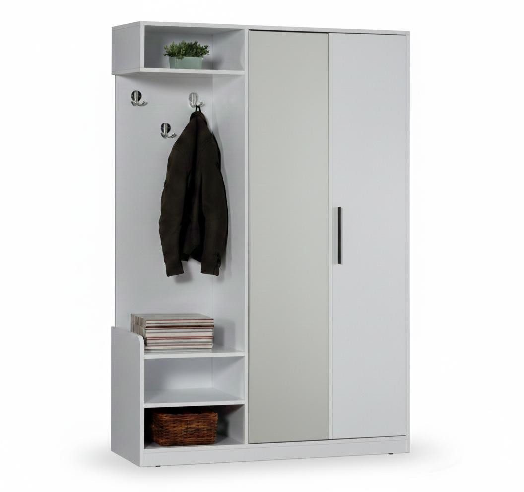 JVmoebel Garderobe Moderner Garderobenschrank mit viel Stauraum und elegantem Design (1 St), Made in Europa