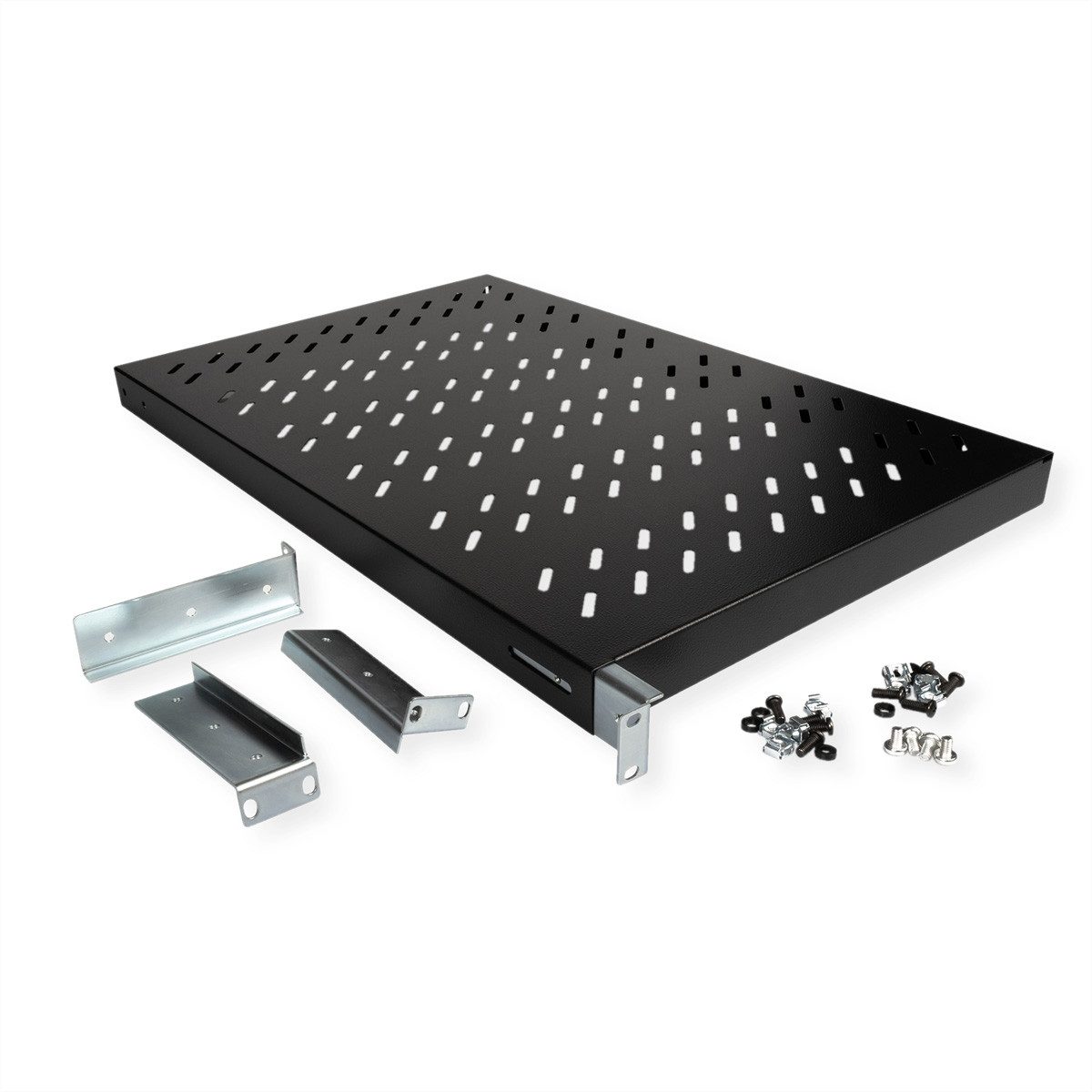 Netzwerkschrank 19-Zoll Fachboden 1 HE