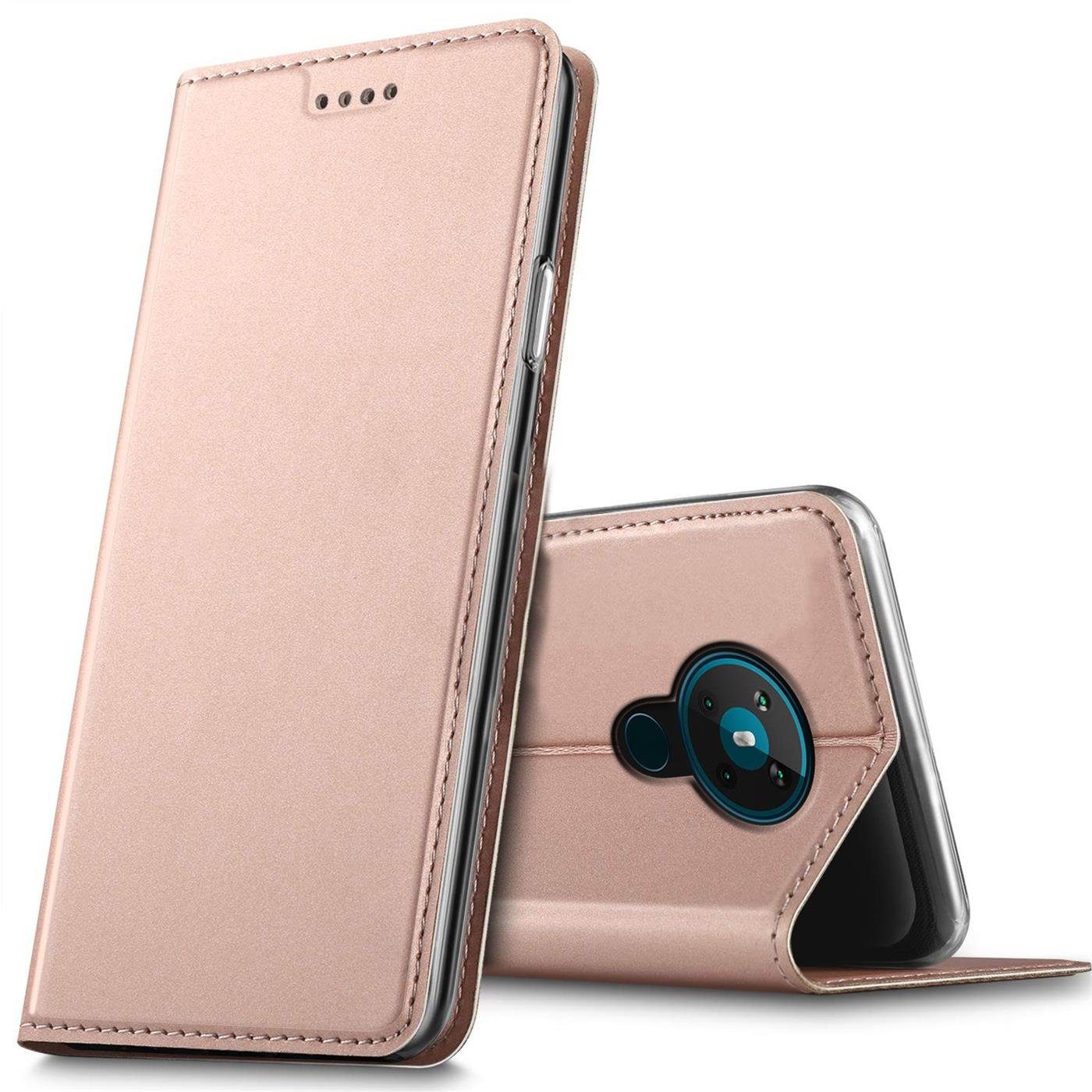 CoolGadget Handyhülle Magnet Case Handy Tasche für Nokia 5.3 6,55 Zoll, Hülle Klapphülle Ultra Slim Flip Cover für Nokia 5.3 Schutzhülle