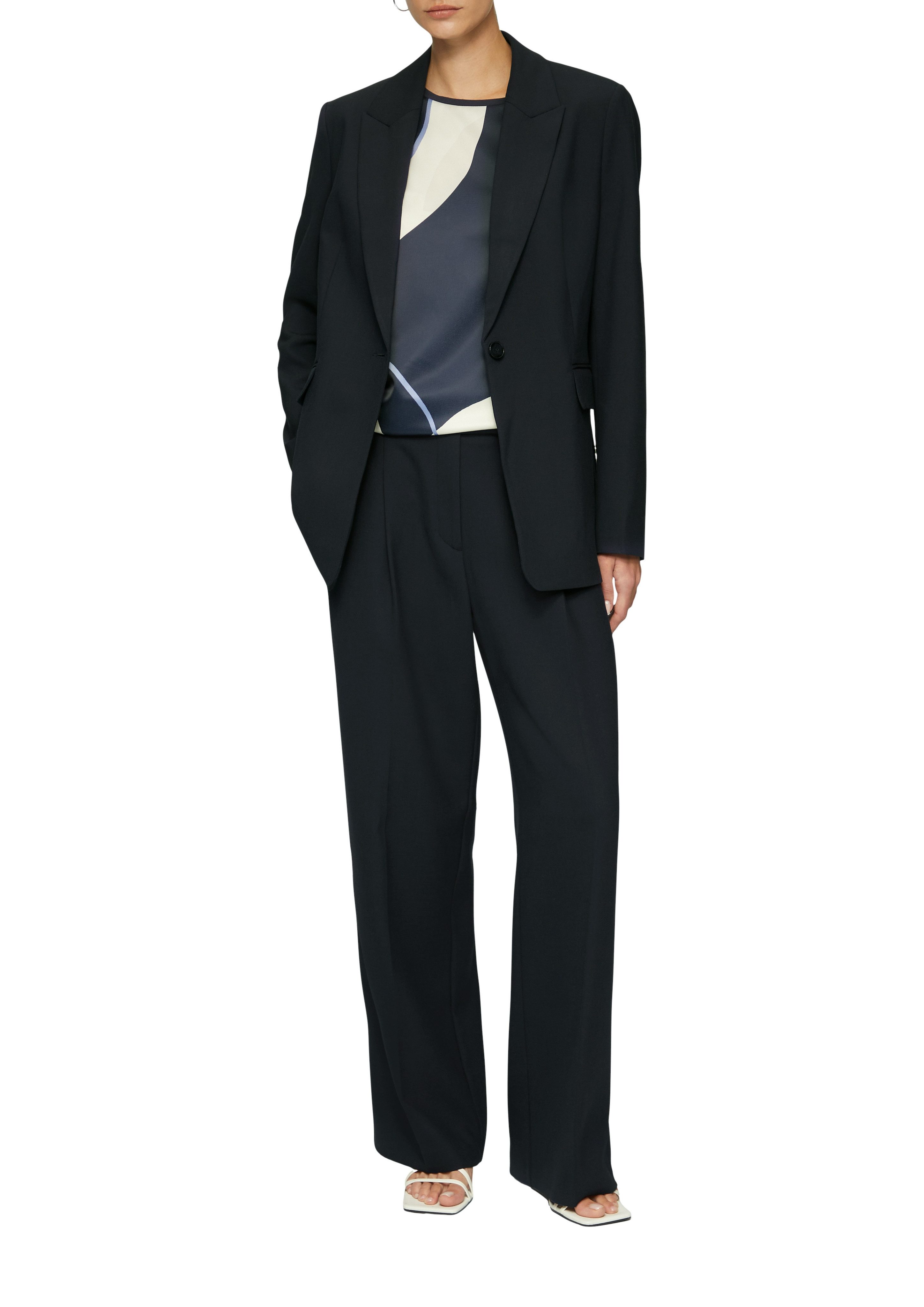 s.Oliver BLACK LABEL Longblazer im eleganten Look günstig online kaufen