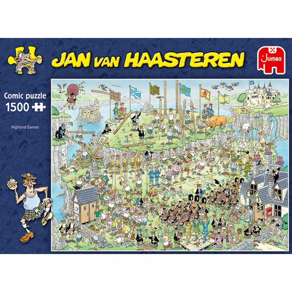 Jumbo van Puzzleteile Teile, Spiele Highland Games Jan - 1500 Puzzle 1500 Haasteren