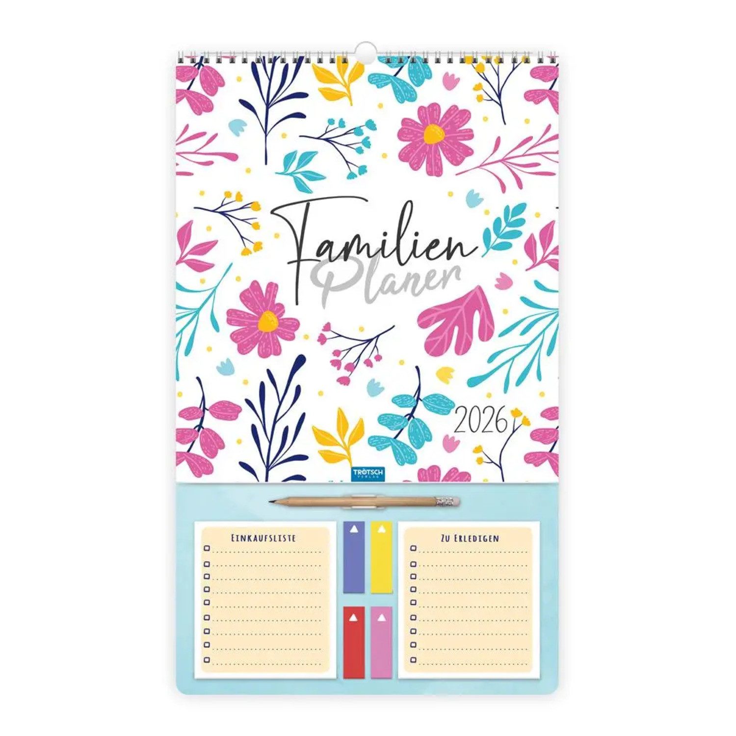 Trötsch Verlag Wandkalender Trötsch Familienkalender Der große Familienplaner 2026