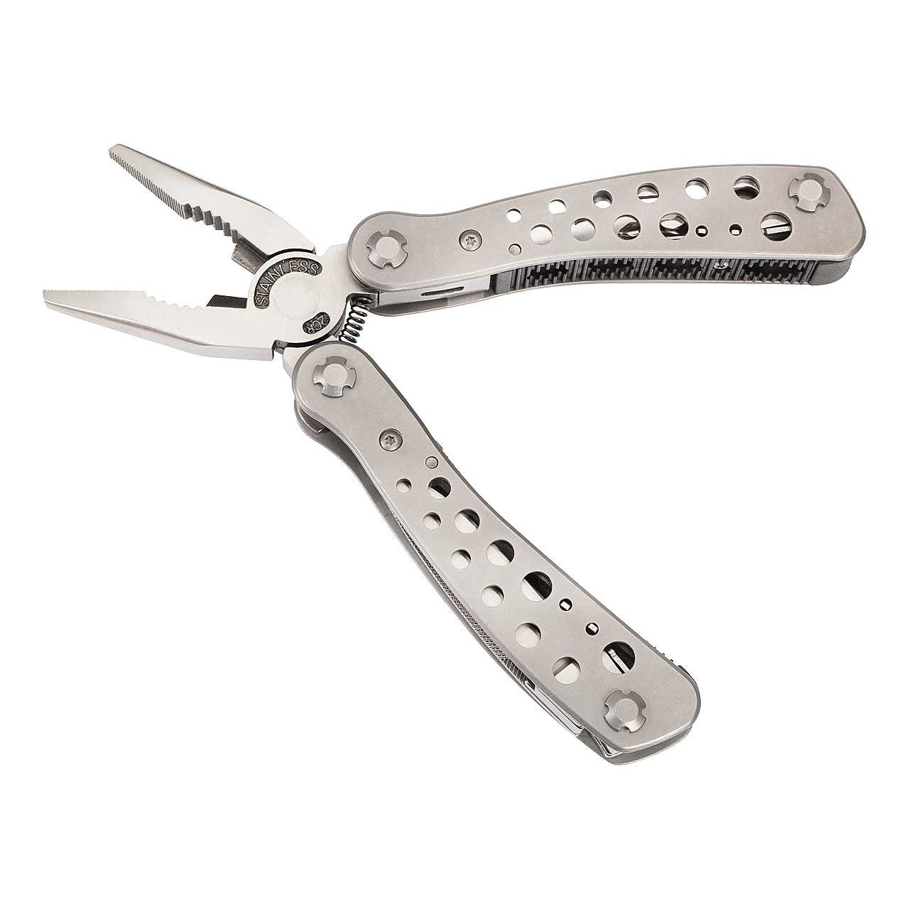 Herbertz Multitool Herbertz Multitool 9 Funktionen Edelstahl mit Bitsatz