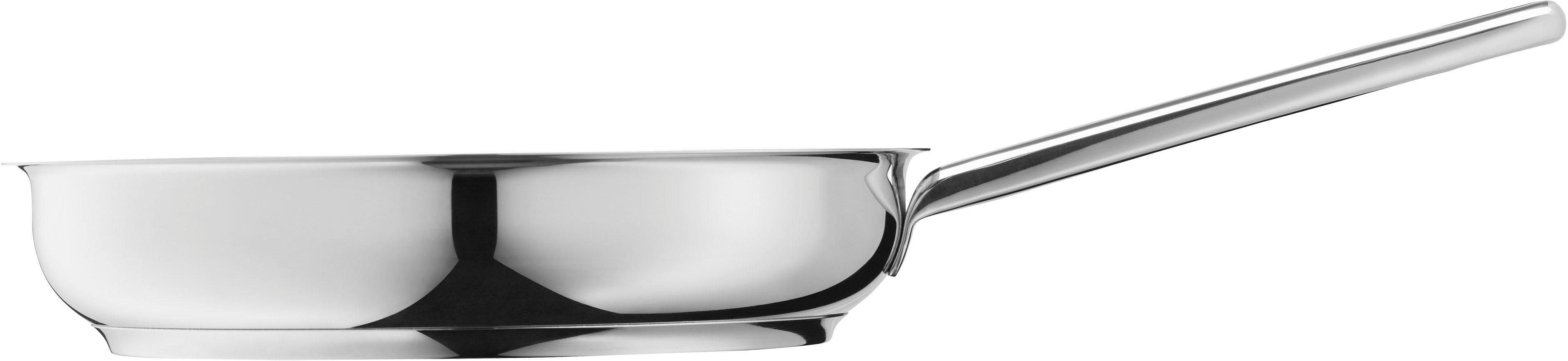 WMF Bratpfanne Compact Cuisine, Edelstahlpfanne Induktion, Cromargan® Edelstahl Rostfrei 18/10, spülmaschinengeeignet, TransTherm-Boden, für alle Herdarten geeignet