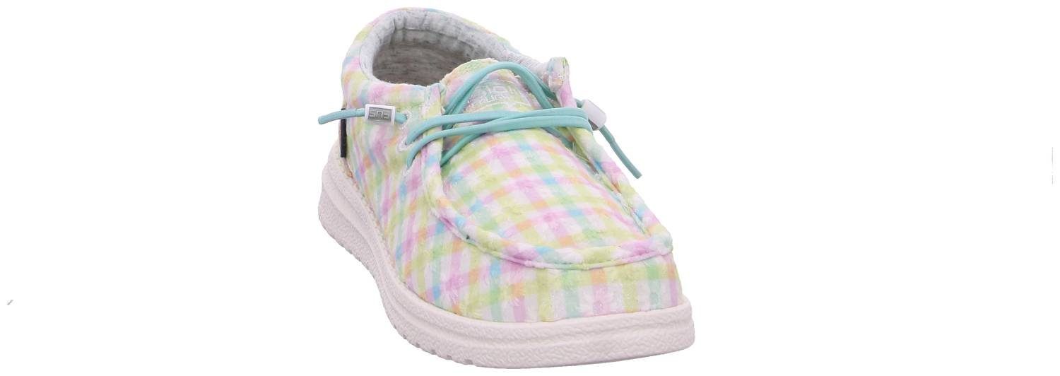 Fusion Emma Floral Vichy Yellow Green Slipper