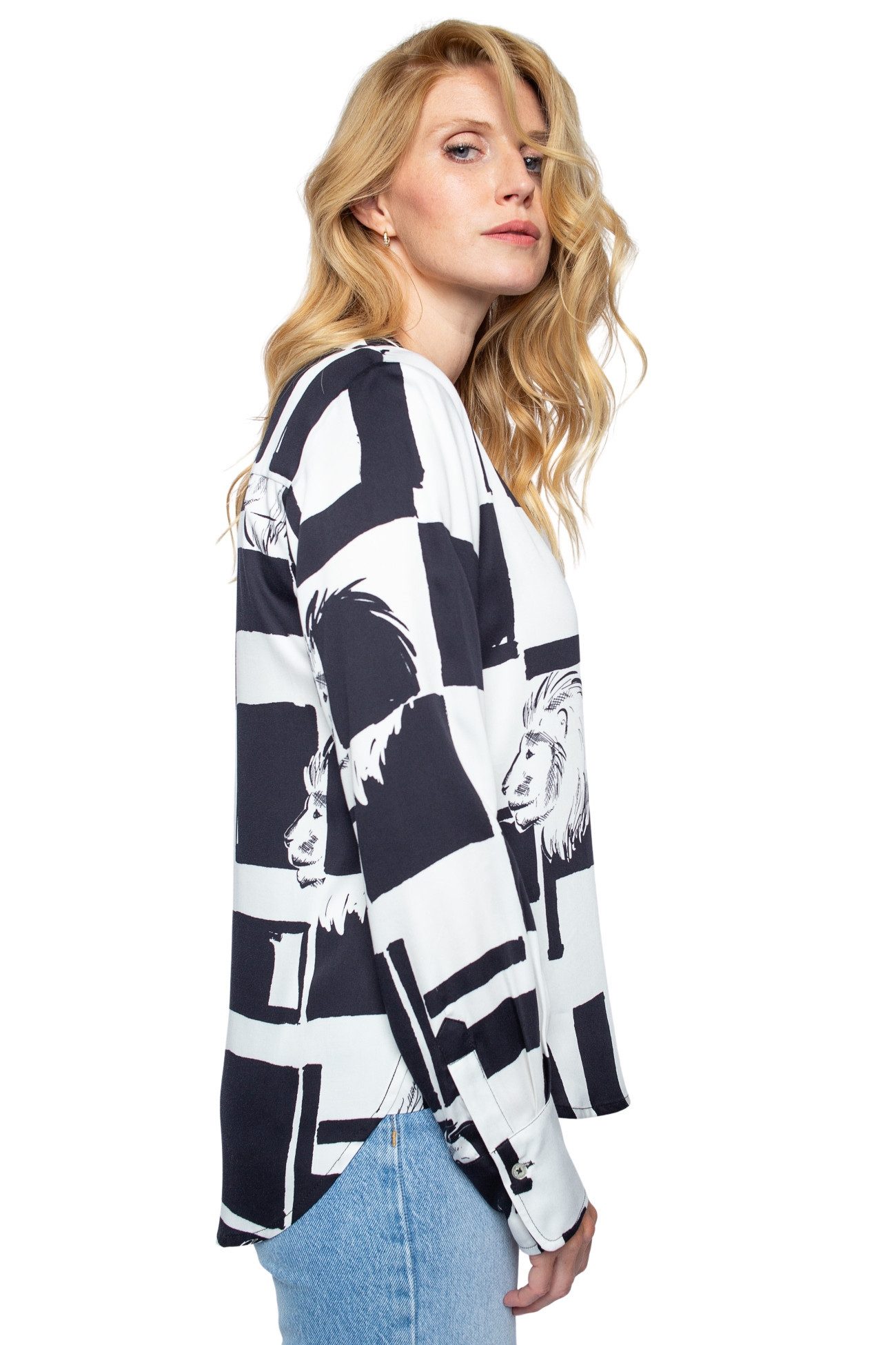 Emily Van Den Bergh Schlupfbluse Damenbluse 8514