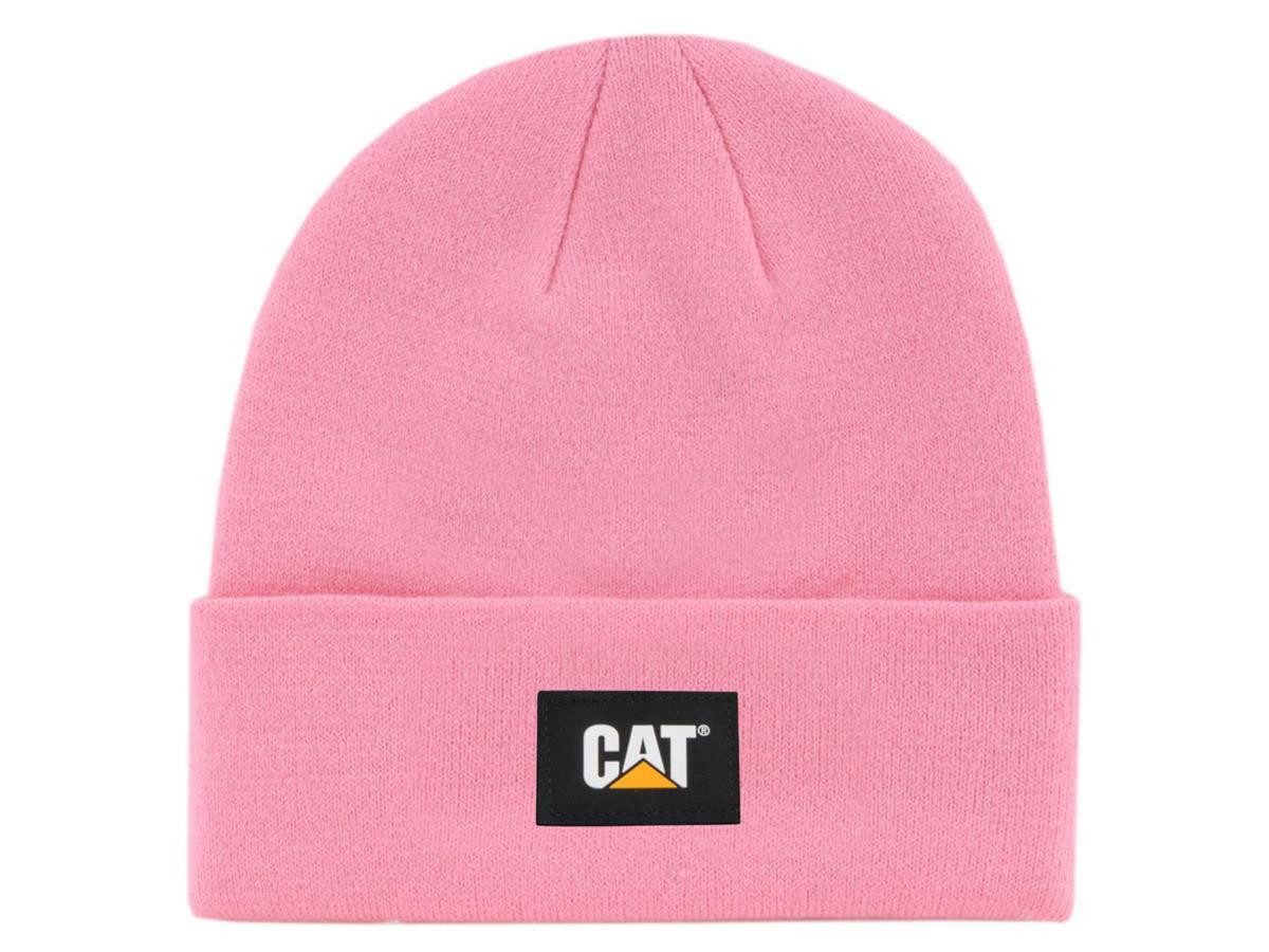 CAT Strickmütze Label Cuff Beanie One Size mit Logo