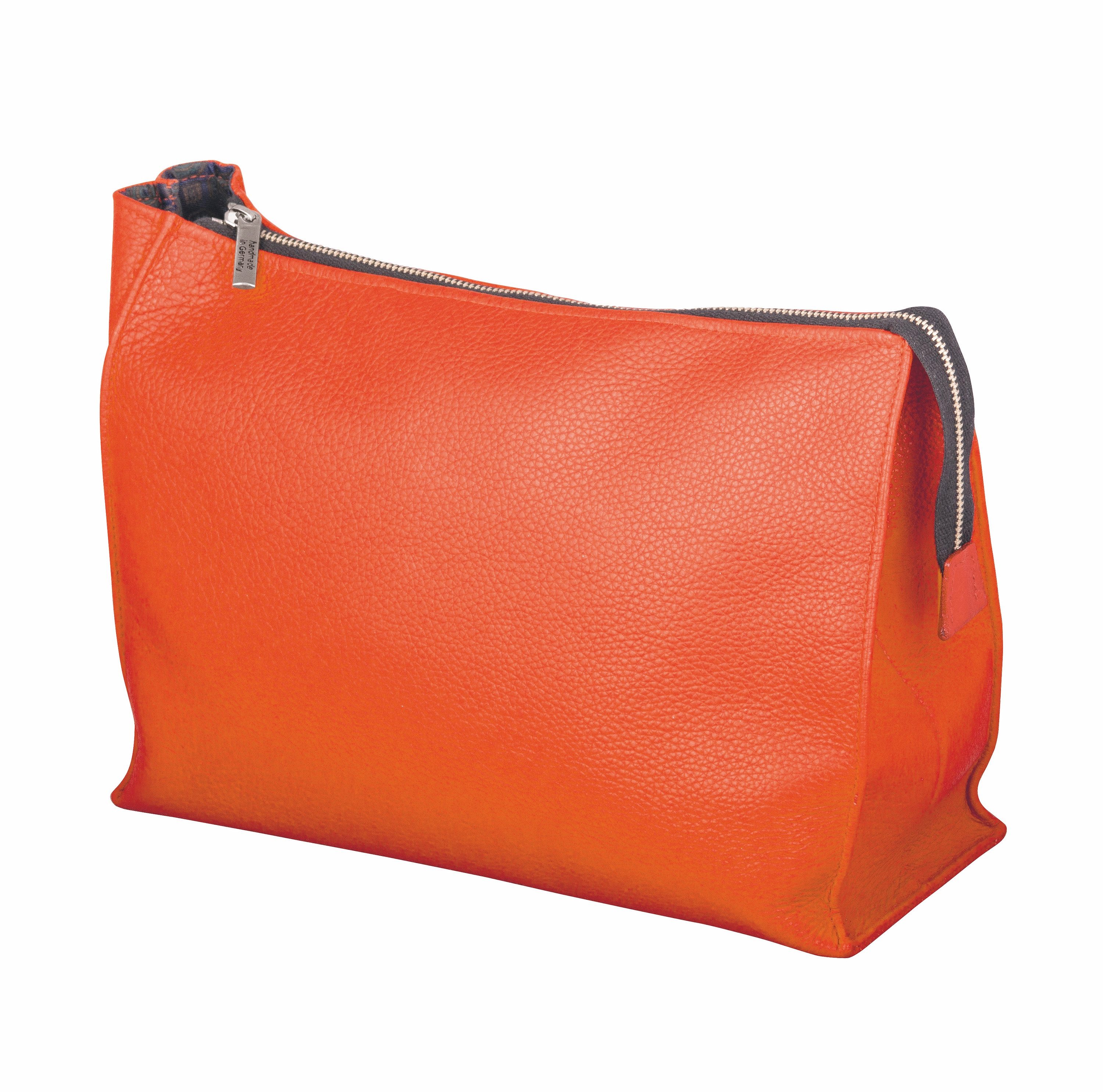 ERBE Kulturbeutel Kulturtasche, Leder, 25 cm (1-tlg)
