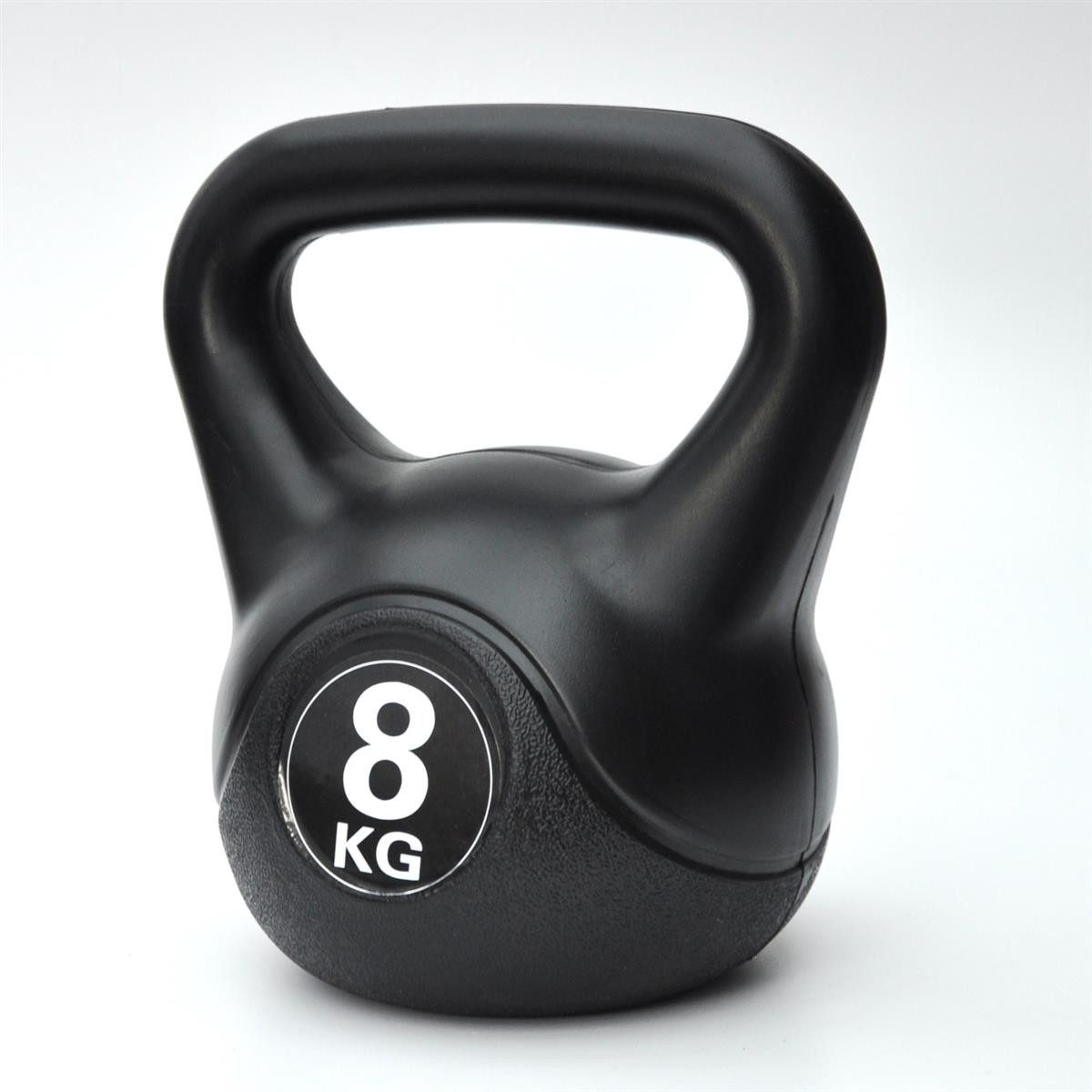 dazikemo Kettlebell Black 8 kg Kettlebell: Kugelhantel in Premium-Qualität