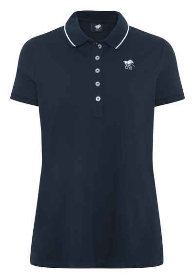 Polo Sylt Poloshirt im Basic-Stil mit Label-Stickerei